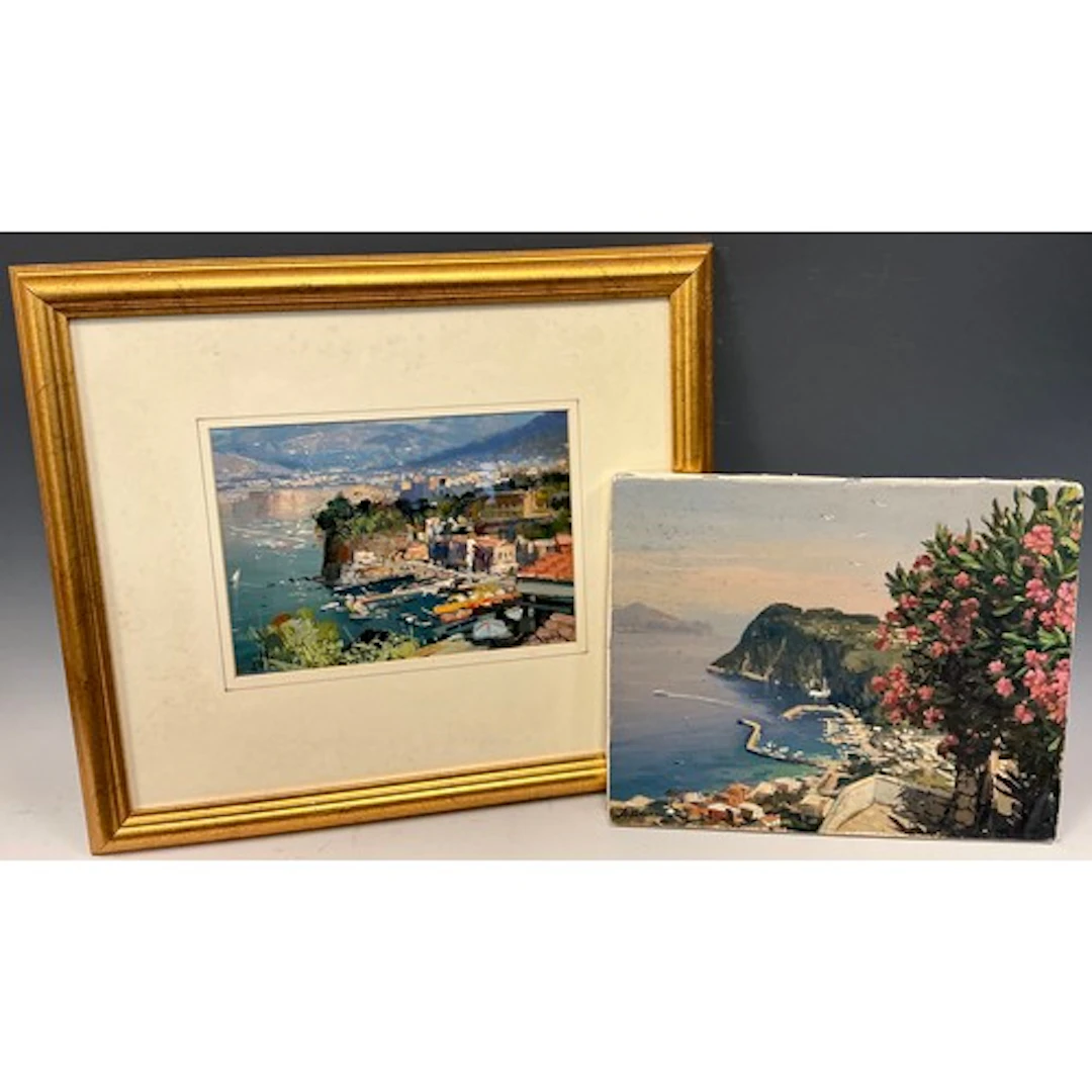 Italian Impressionist School, 20th century, Sorrento, indist...