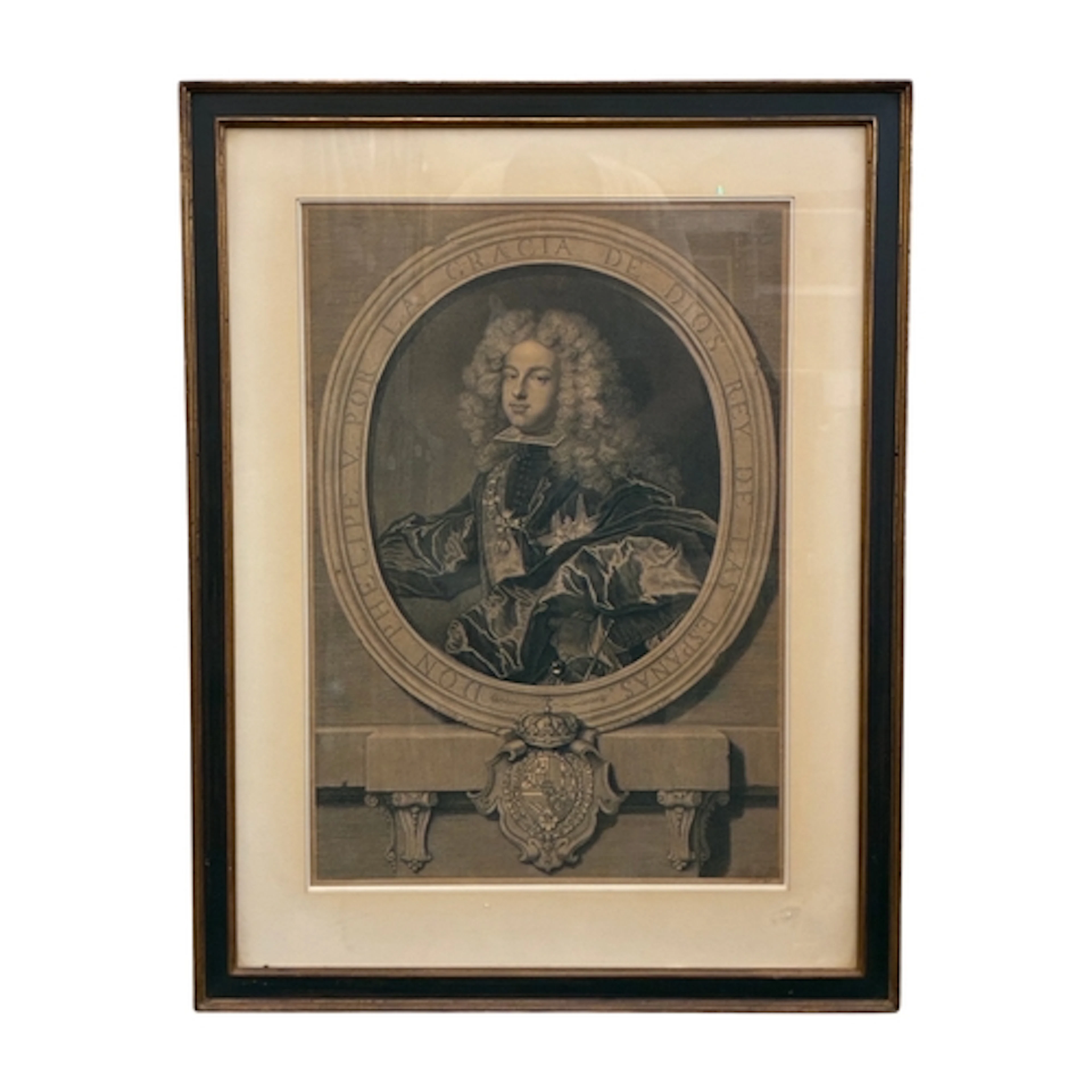 Pierre Drevet (1663-1738) after Hyacinthe Rigaud - Don Pheli...