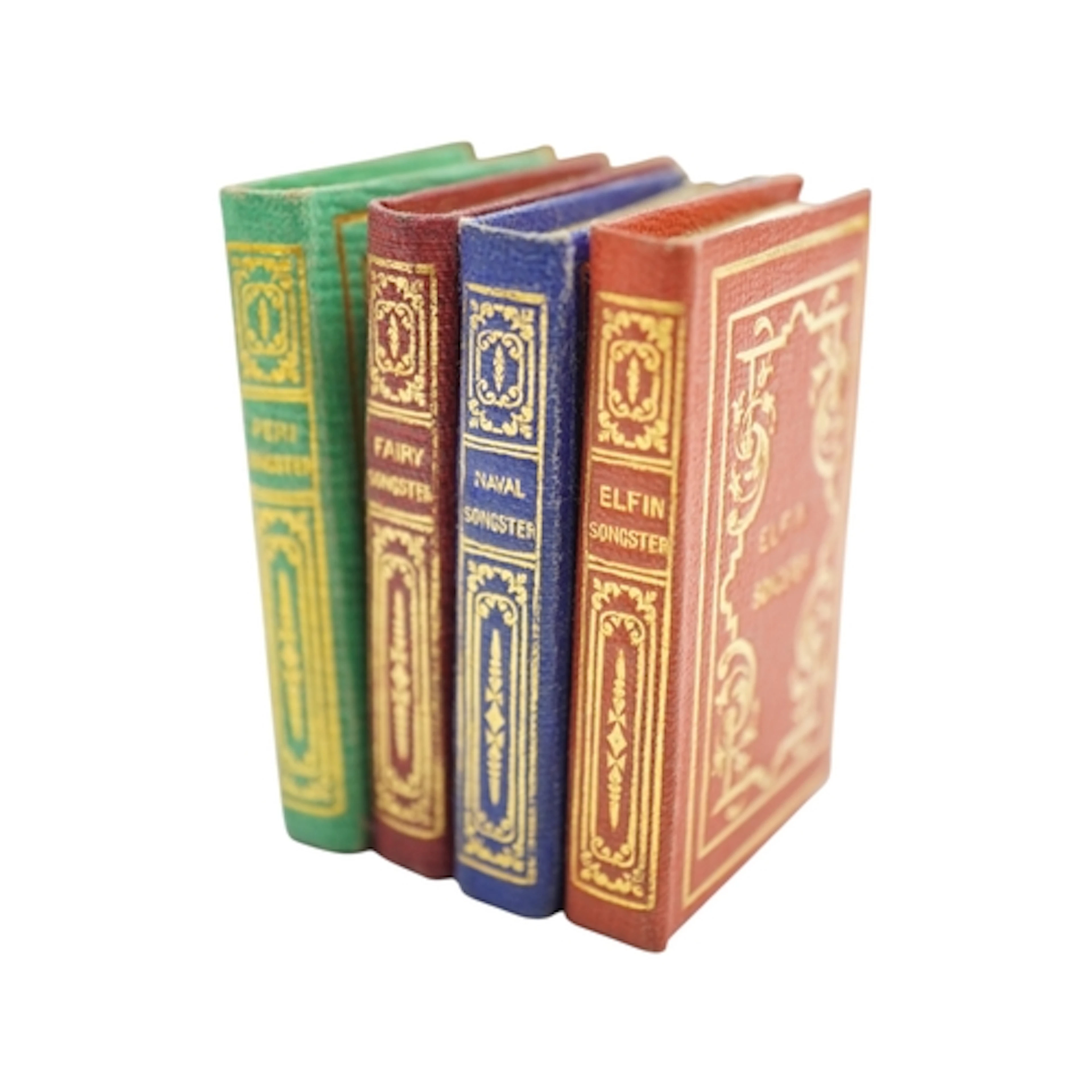 ° ° [Miniature Songsters] 4 vols., complete set, comprising ...