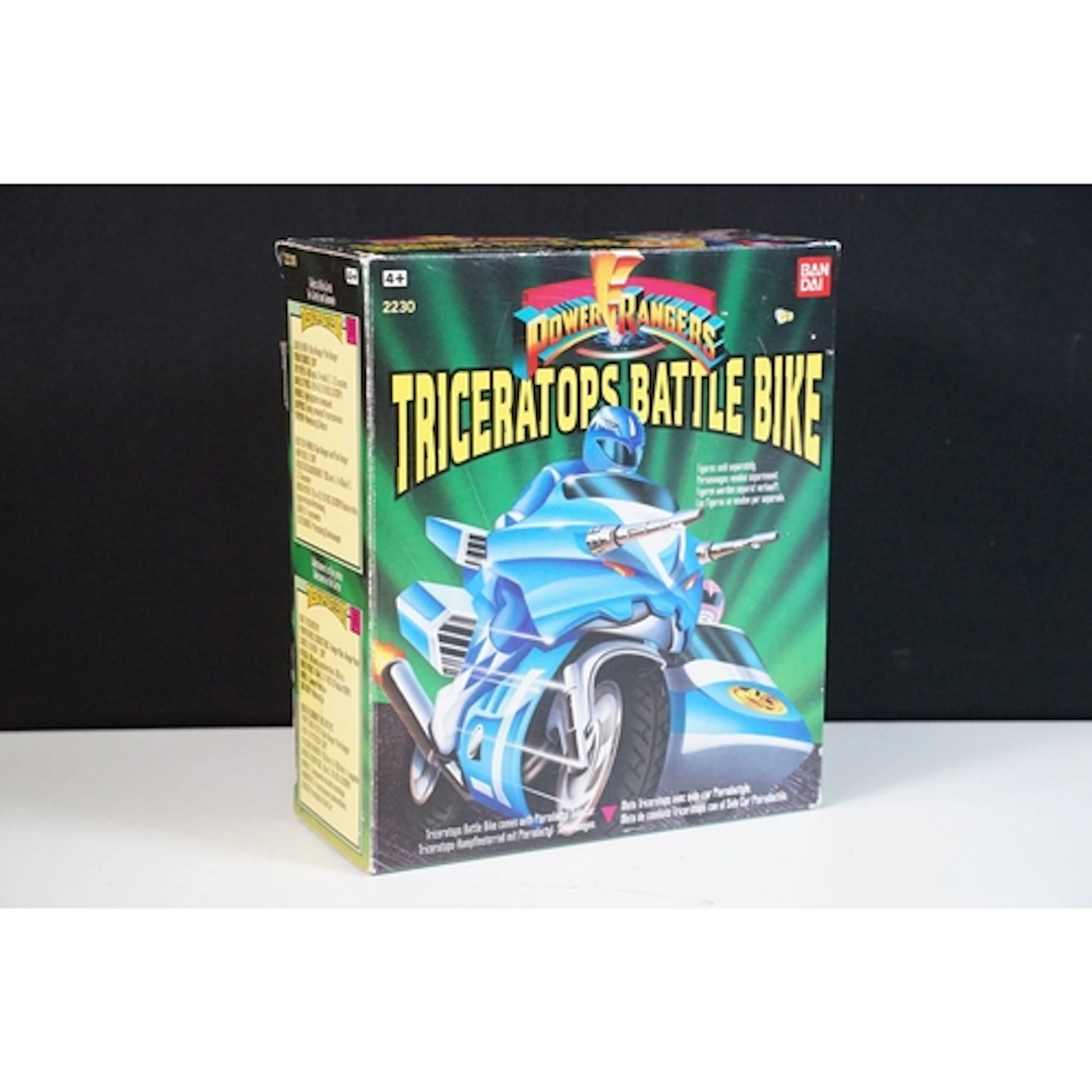 Boxed Bandai Power Rangers Triceratops Battle Bike No. 2230,...