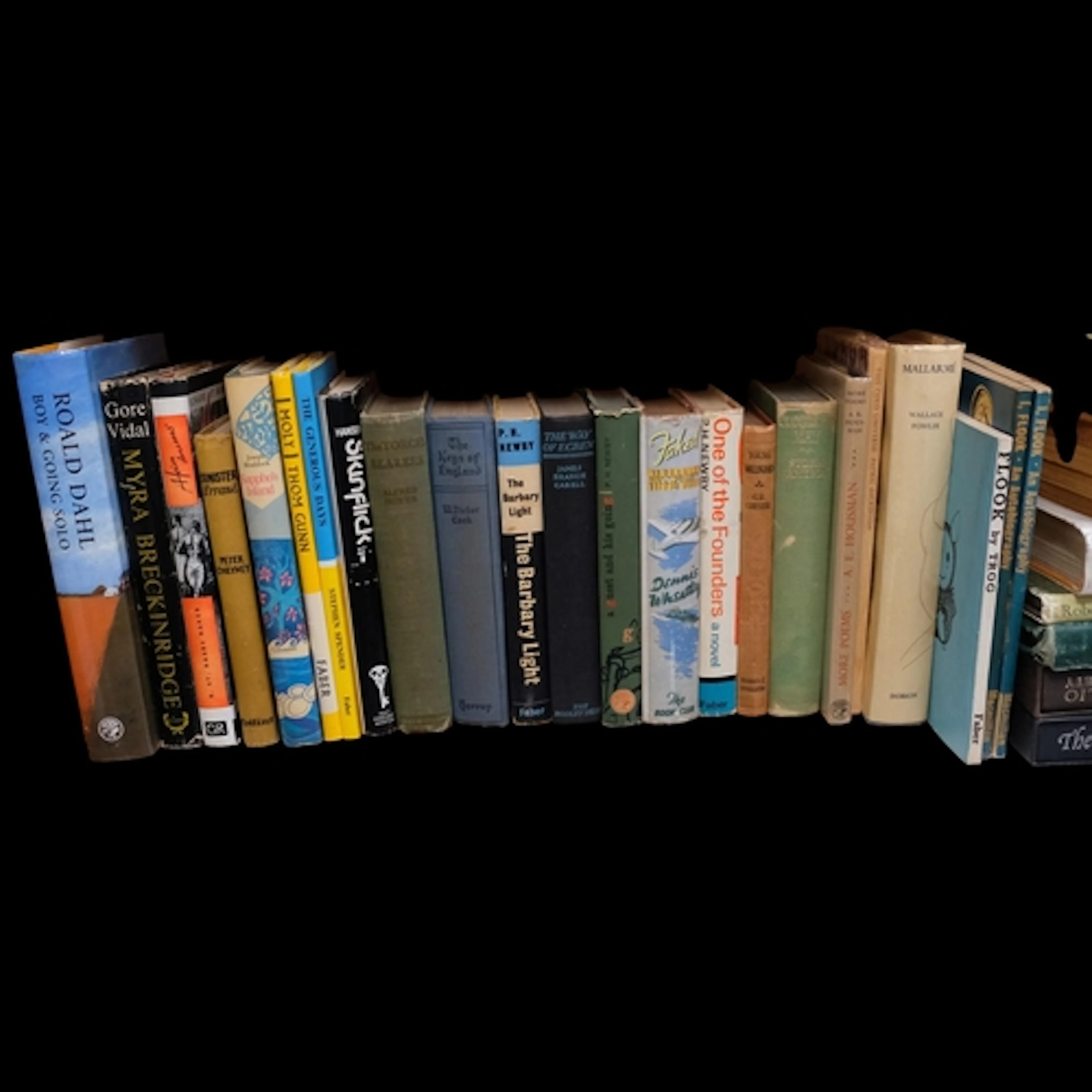 A collection of modern literature, first editions, Faber poe...