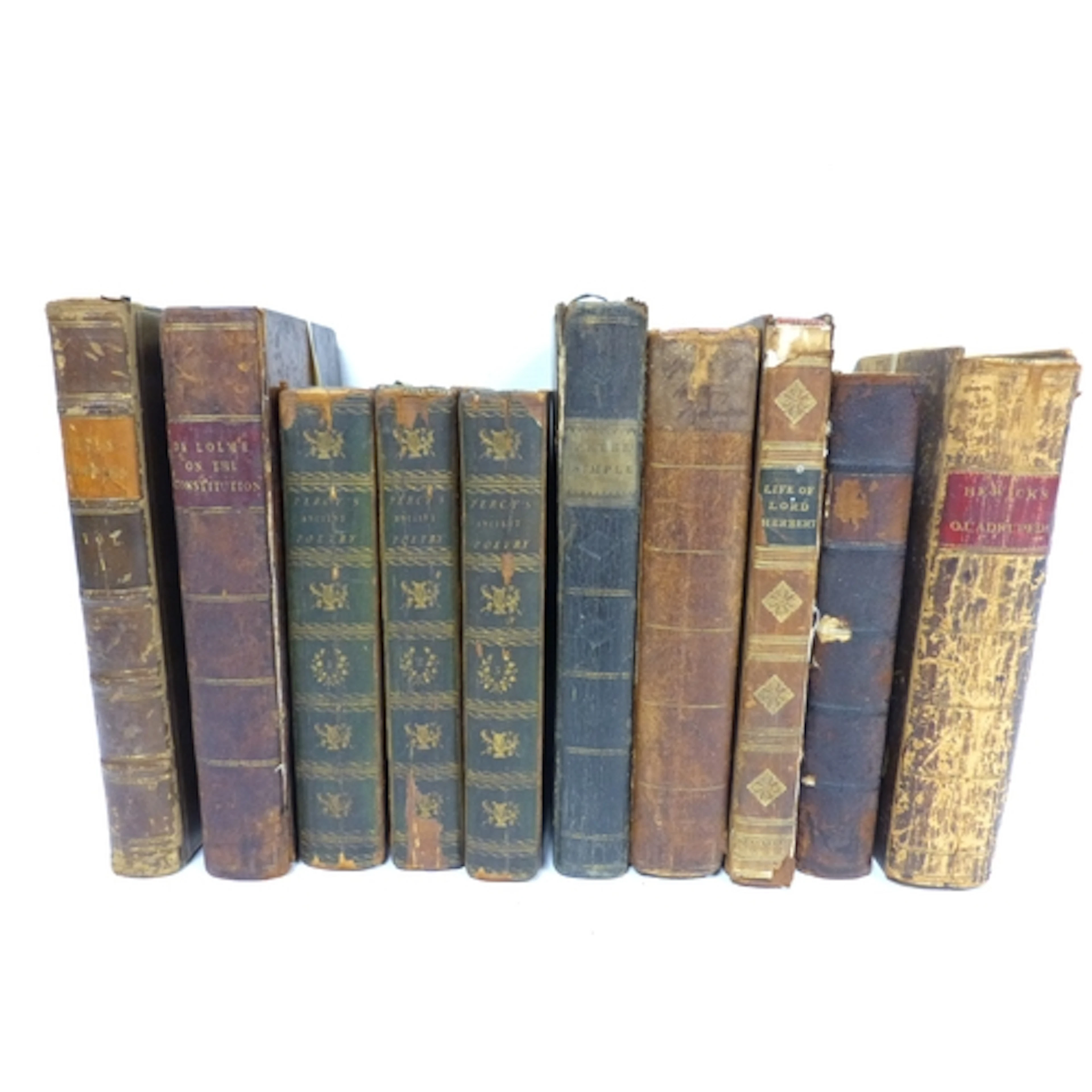 Antiquarian. 15 various calf bound & other vo...