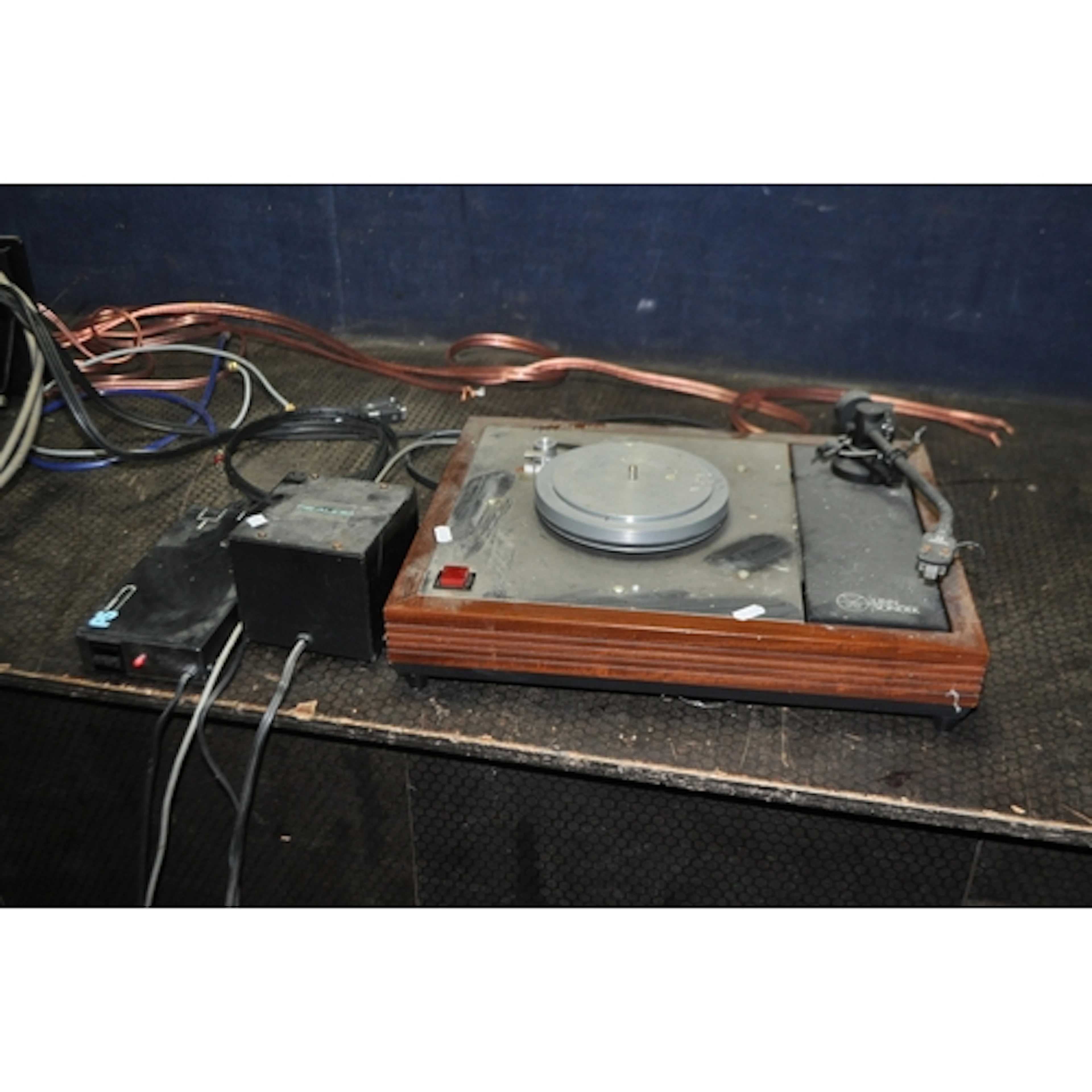 A LINN SONDEK LP12 TURNTABLE with a FR Research tone arm and...