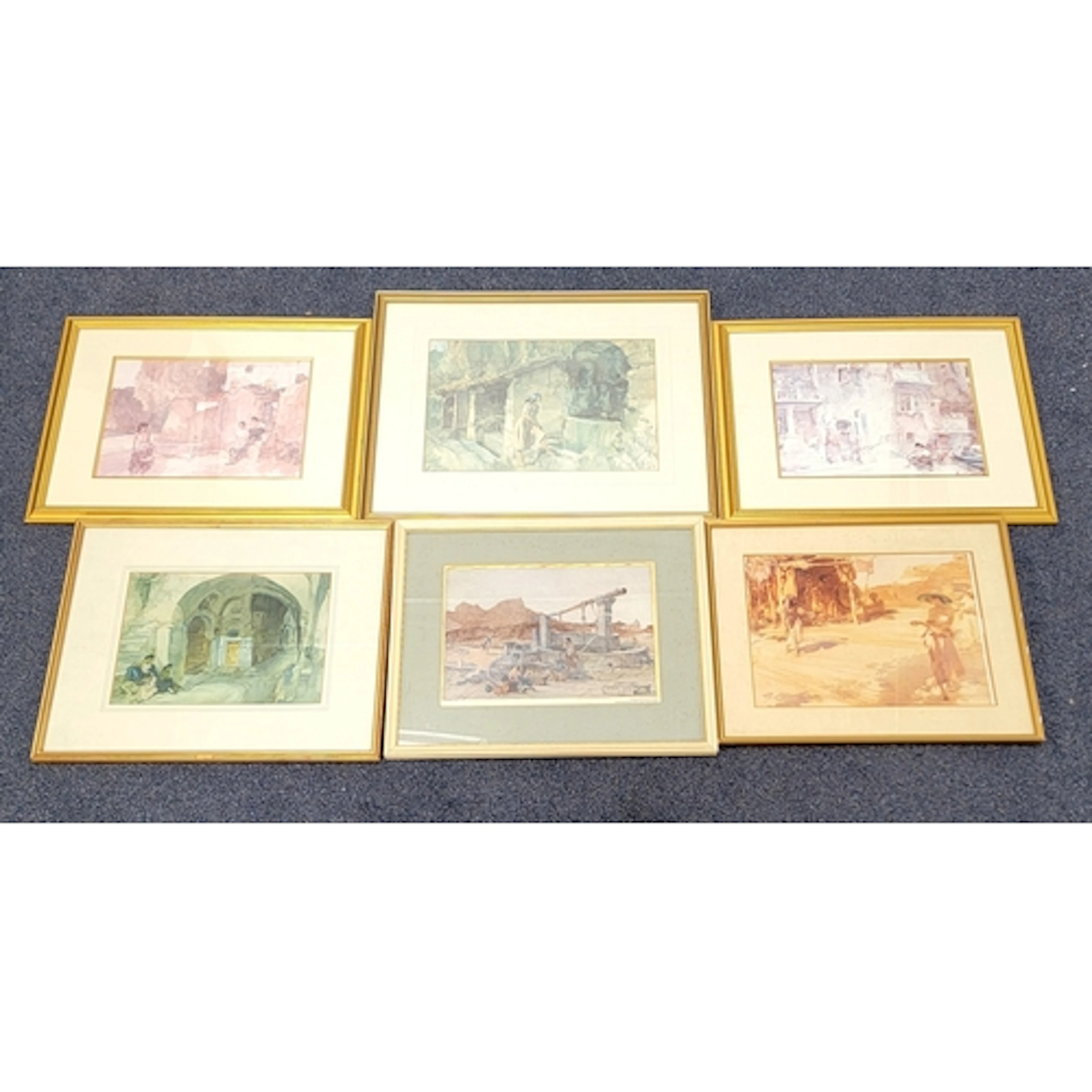 WILLIAM RUSSEL FLINT (Scottish 1880-1969) selection of five ...
