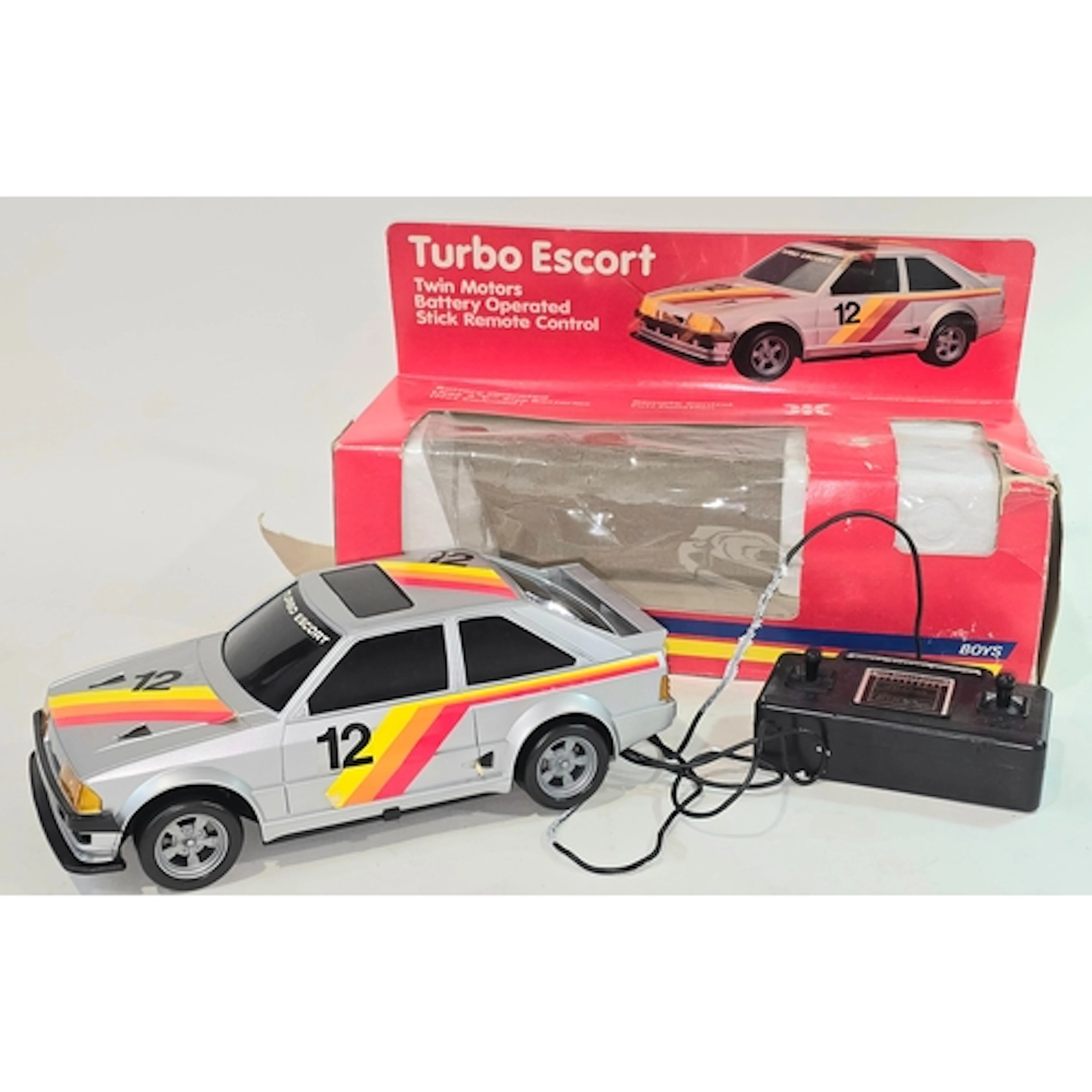A Vintage "Boys World" Turbo Escort Remote Controlled car c/...