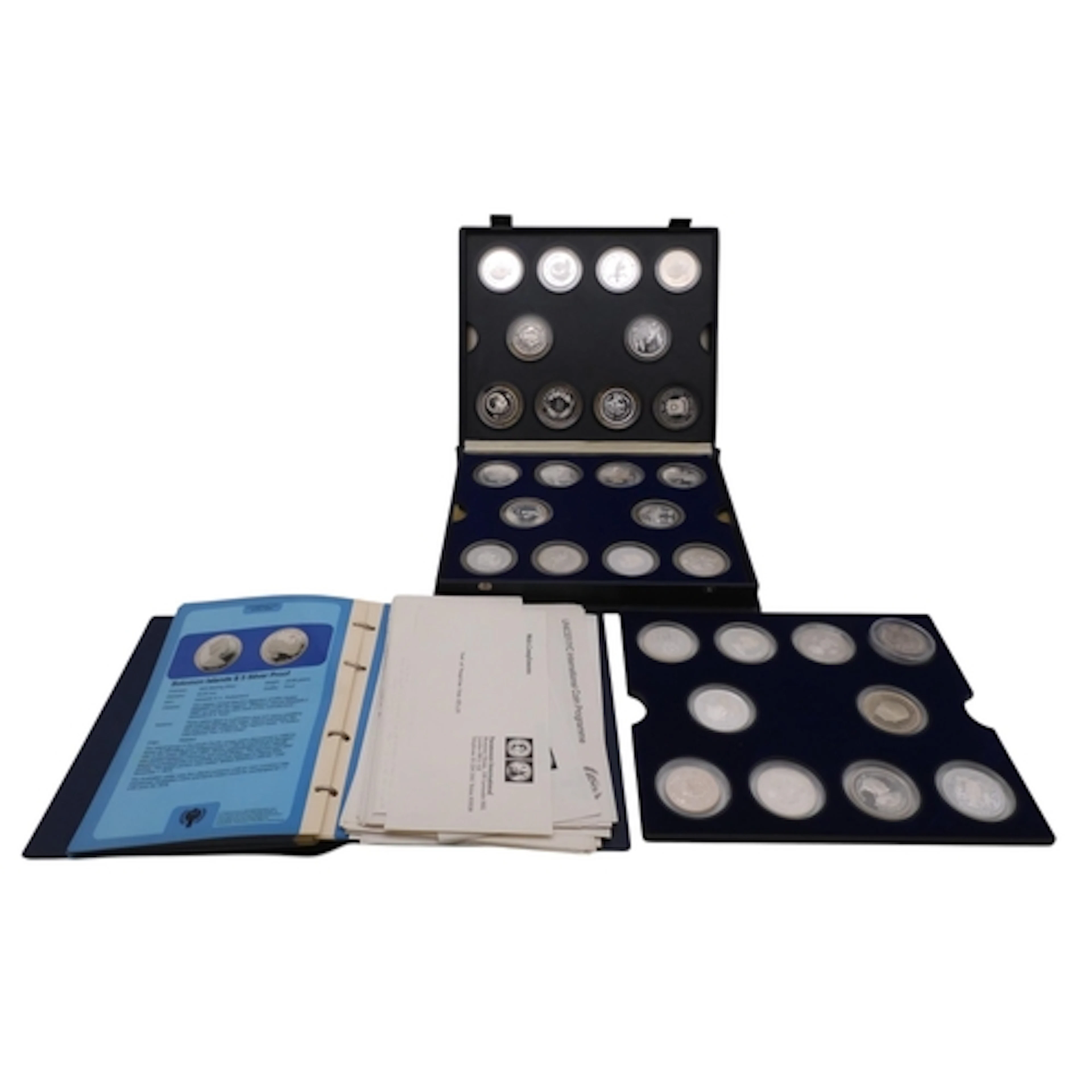 UNICEF international year of the child coin programme, silve...