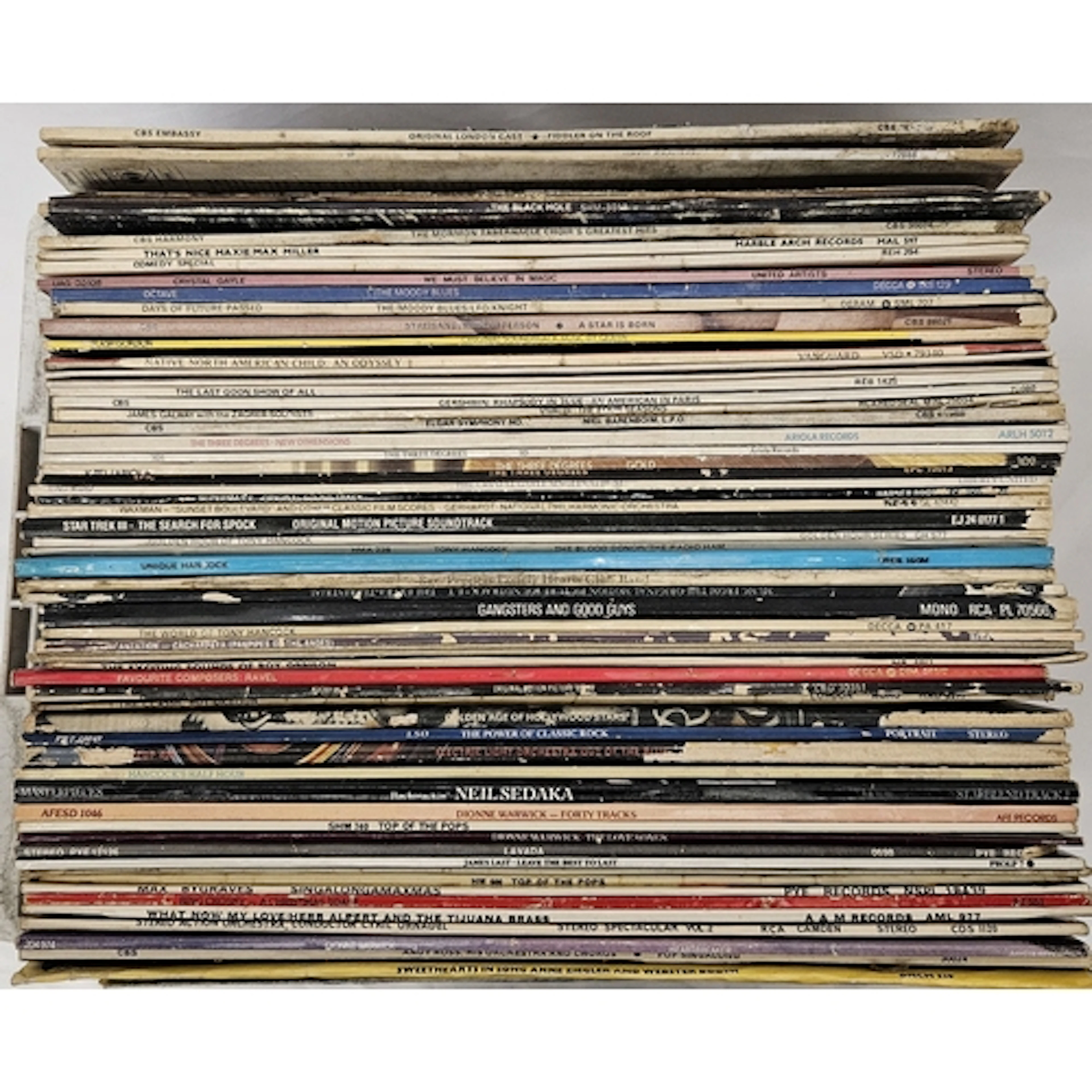 Vinyl Albums incl. Dionne Warwick, ELO, Neil Sedaka, Roy Orb...