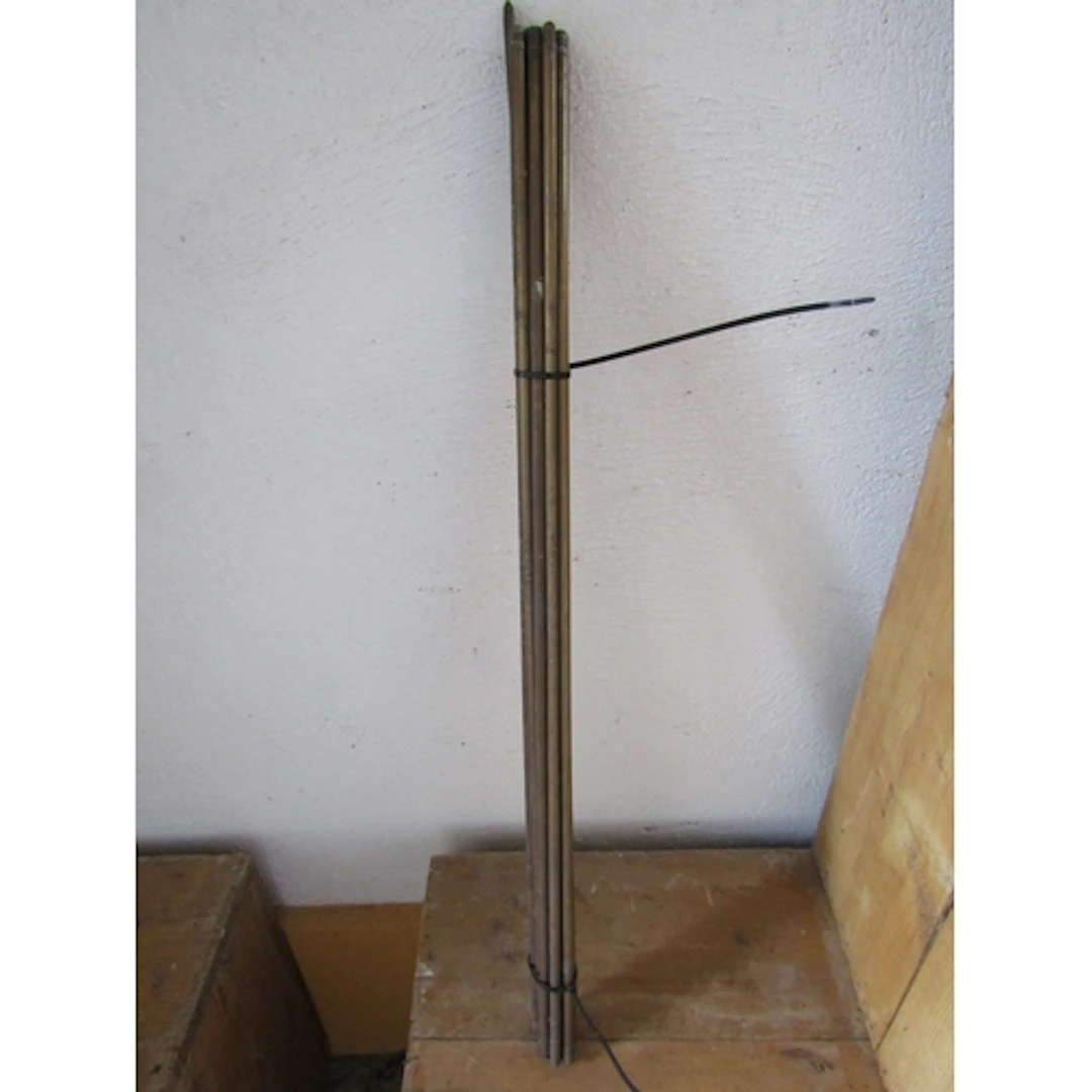 Set of Thirteen Brass Stair Rods