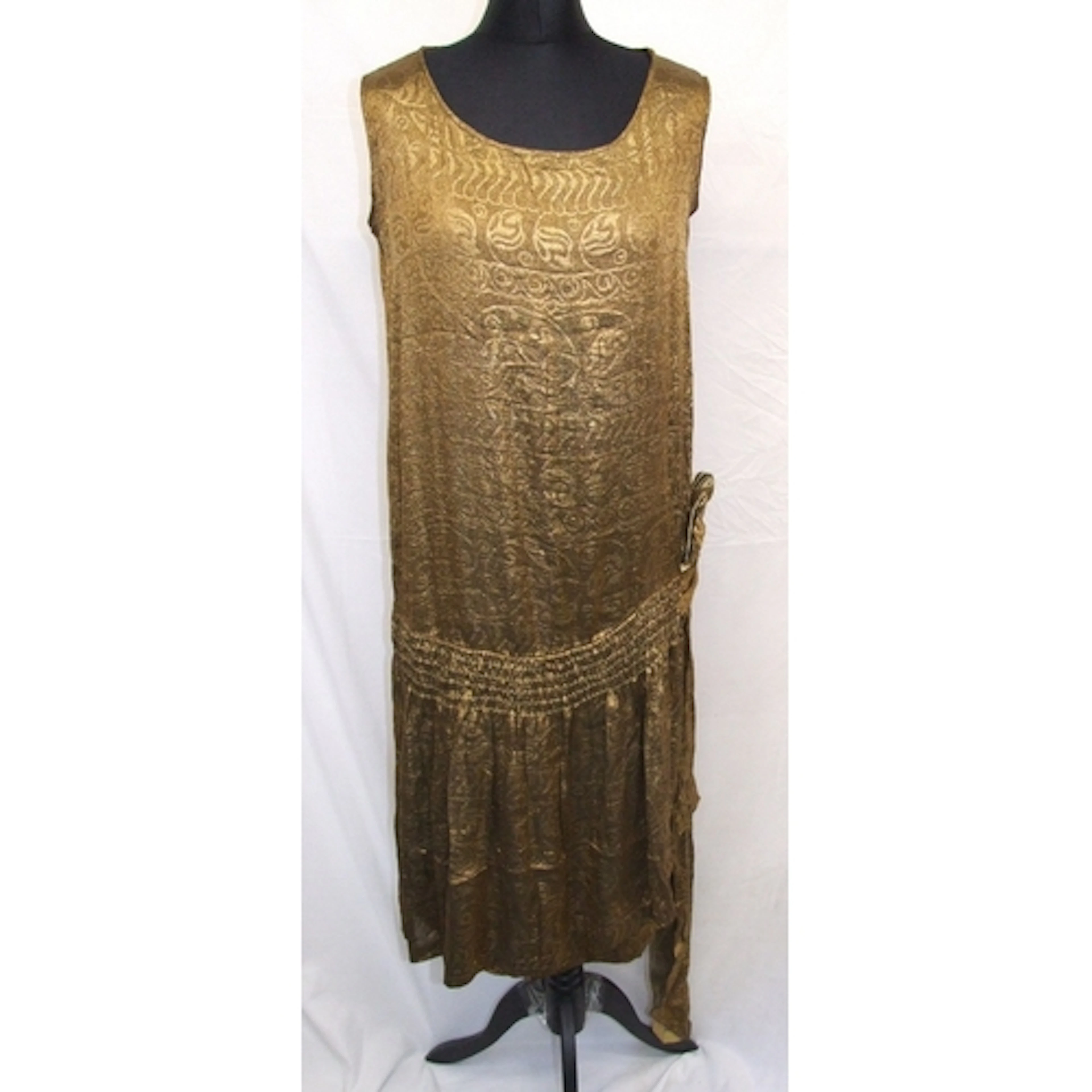 Antique Ladies Gold Wedding Dress with The Northampton Indep...