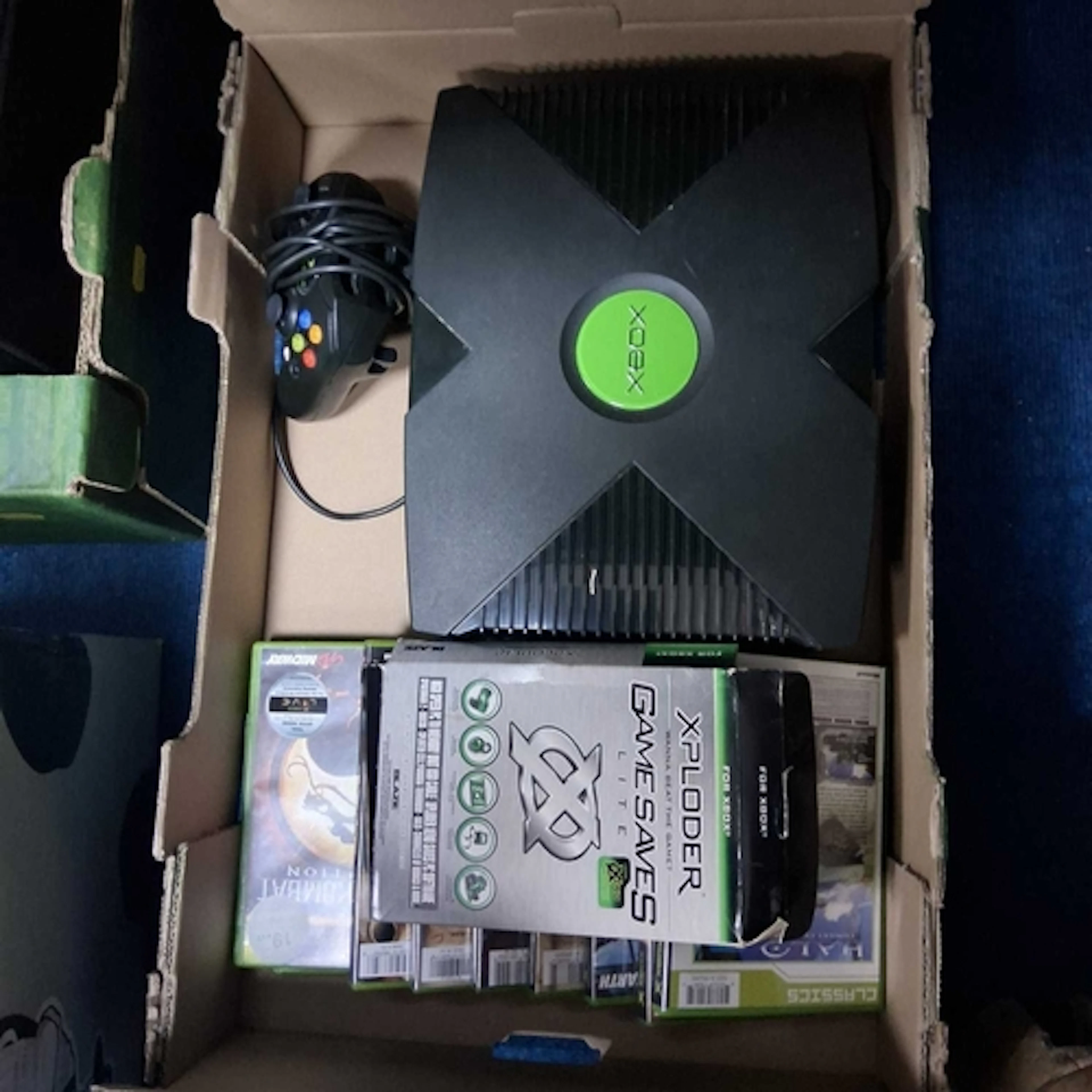 XBOX VIDEO GAME CONSOLE AND GAMES, includes Brothers In Arms...