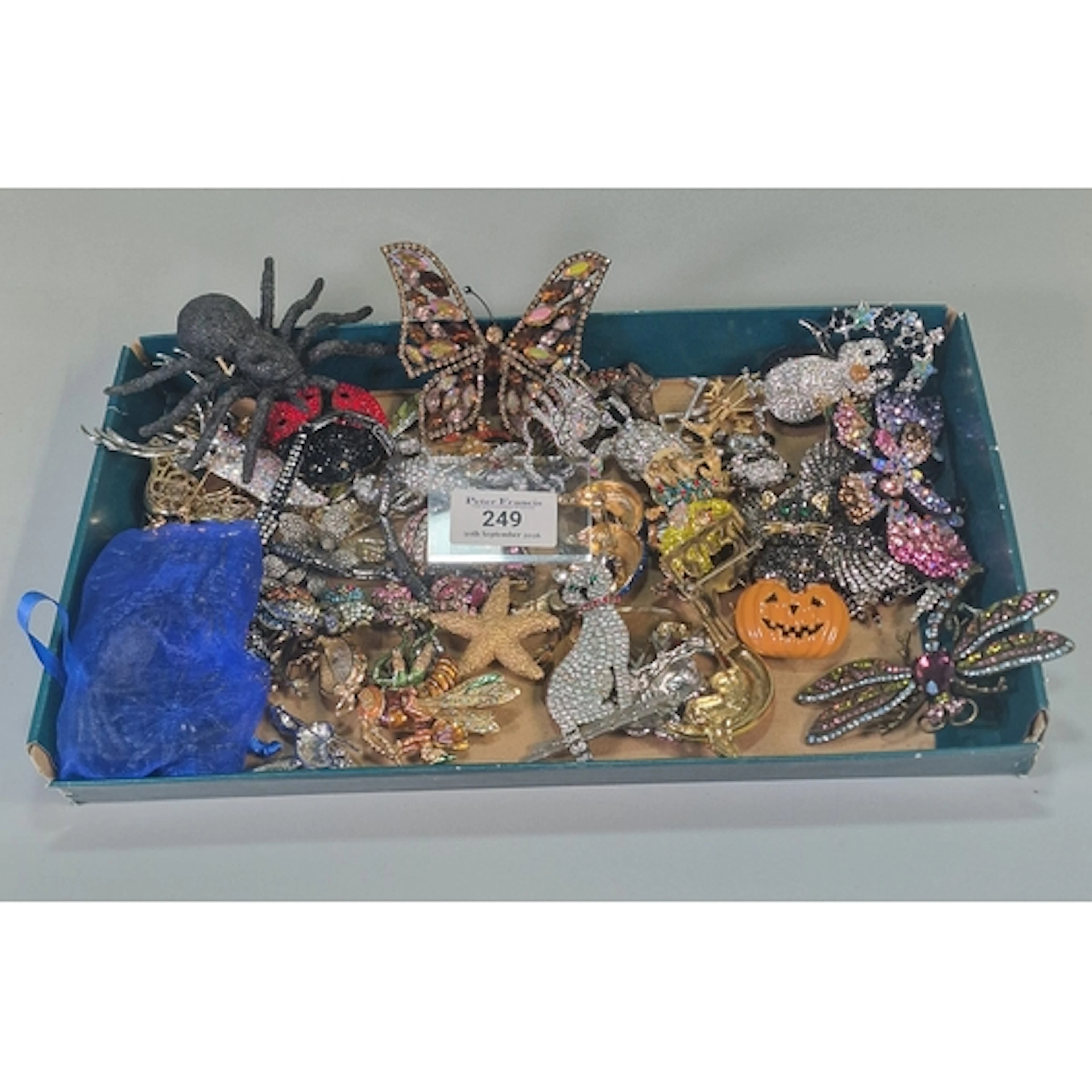 Collection of modern novelty brooches, many by Butler & Wils...