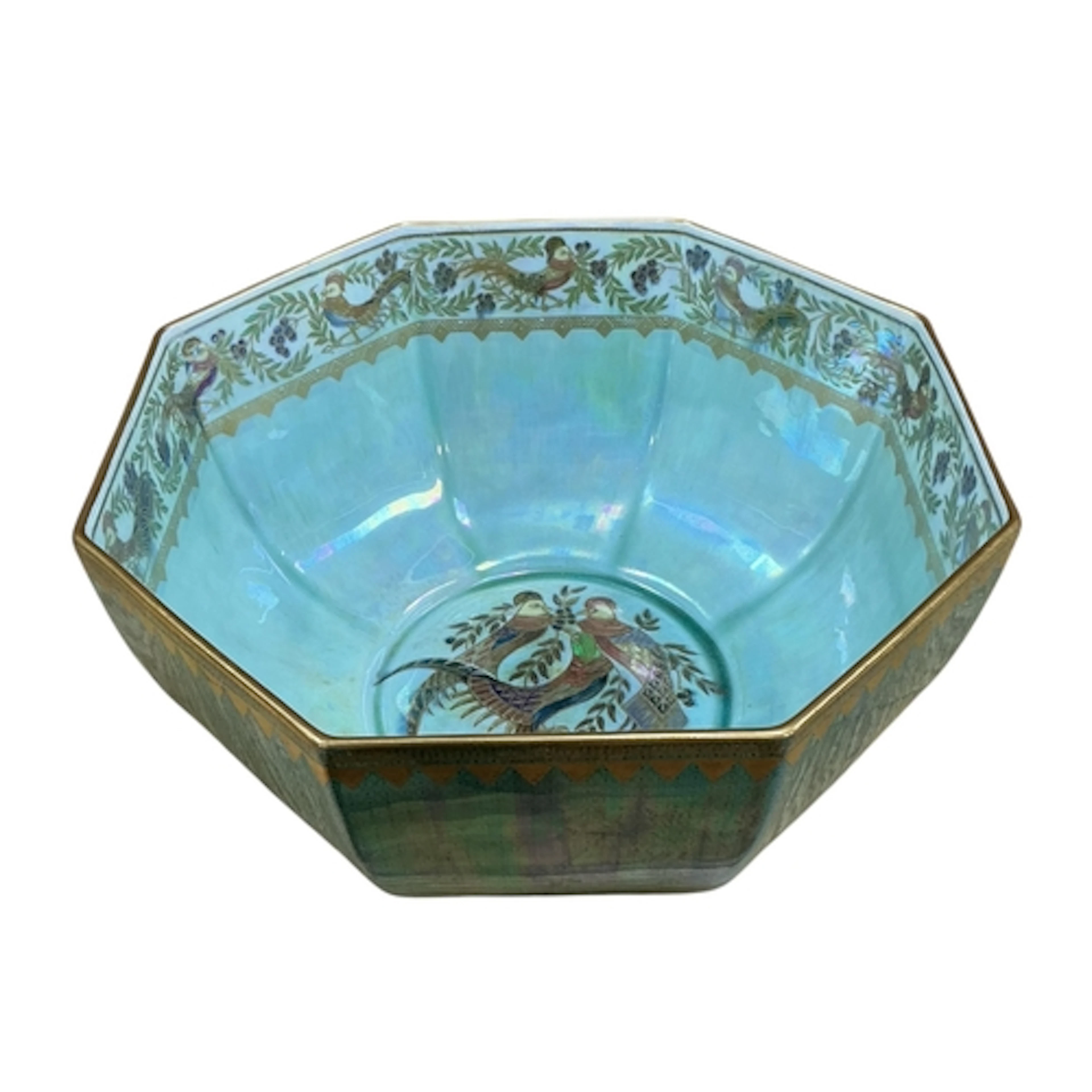 Daisy Makeig-Jones for Wedgwood an 'Amherst Pheasant' octago...