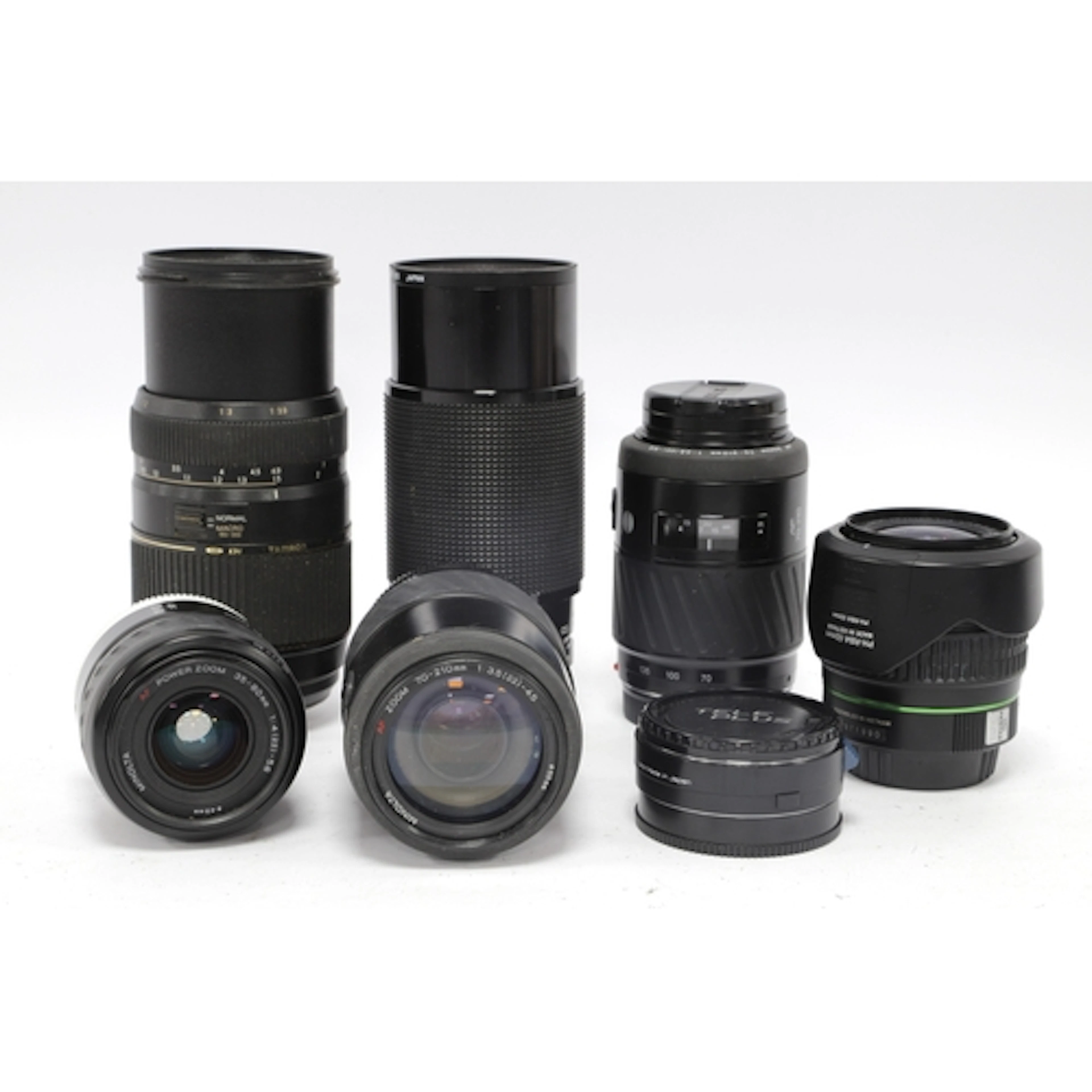 Camera Lenses to include Pentax SMC Pentax-DA 18-55mm f/3.5-...