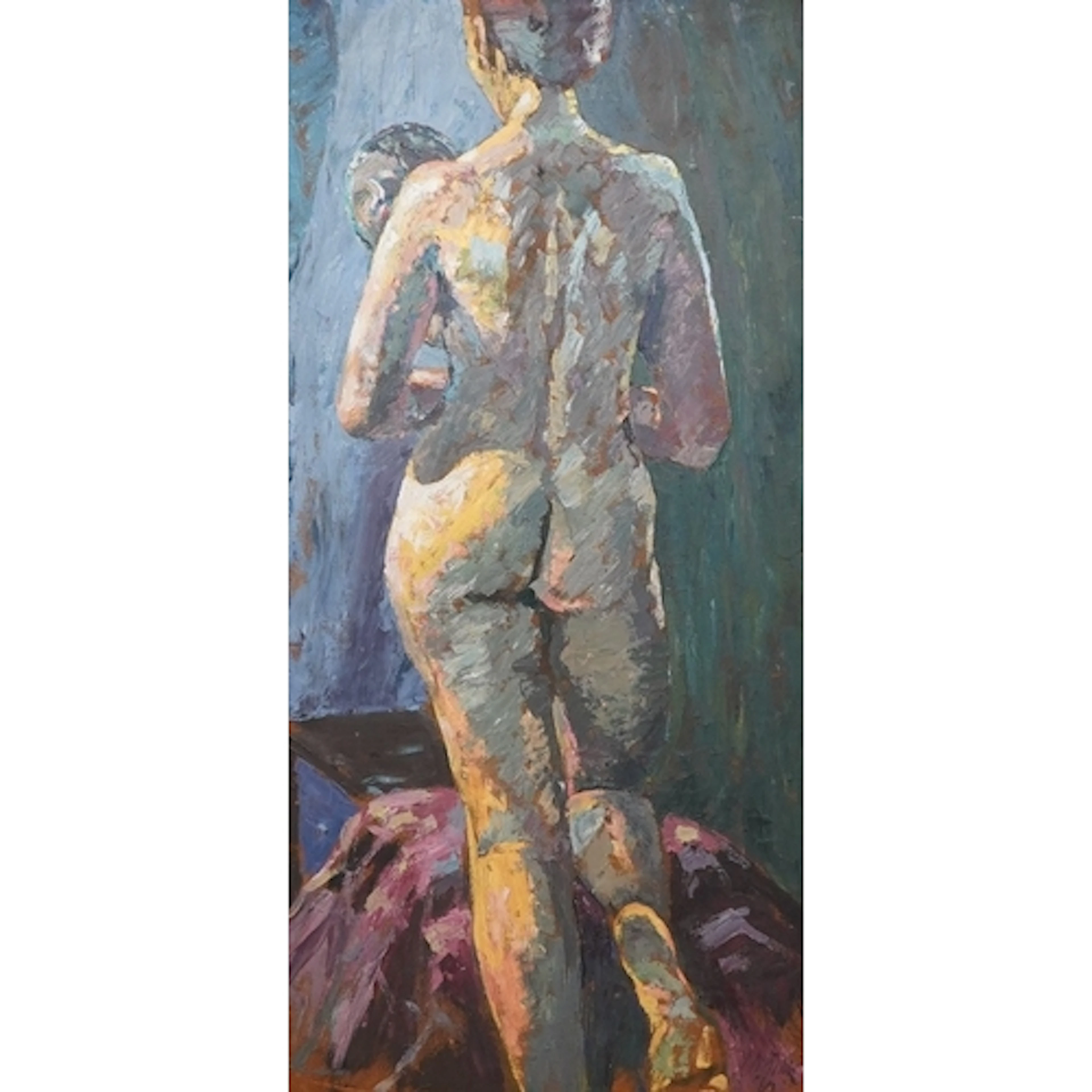 Peter Gillbe (Modern British), 'Emma', portrait of a nude la...