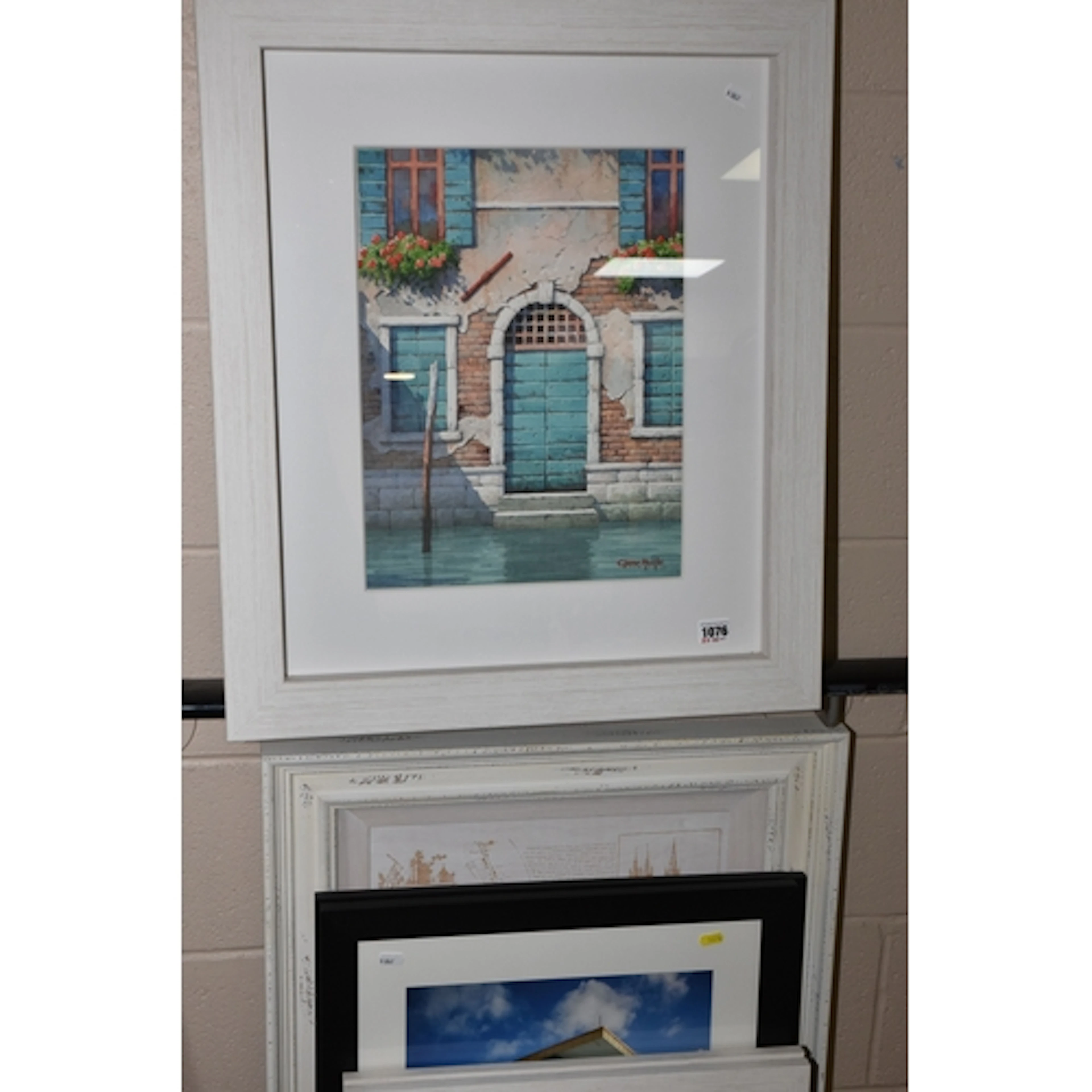 GLENN HOYLE (BRITISH 1951) VENETIAN STUDY, architectural det...