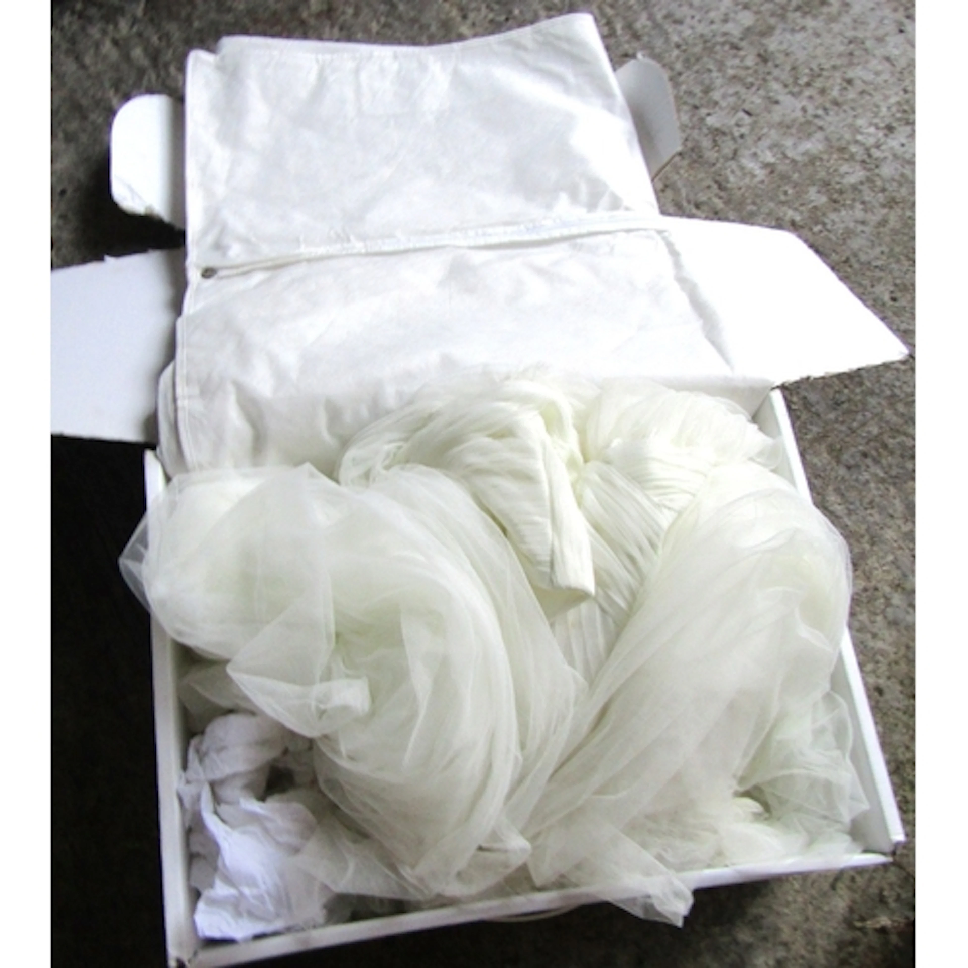 Wedding Dress Contained Within Presentation Box