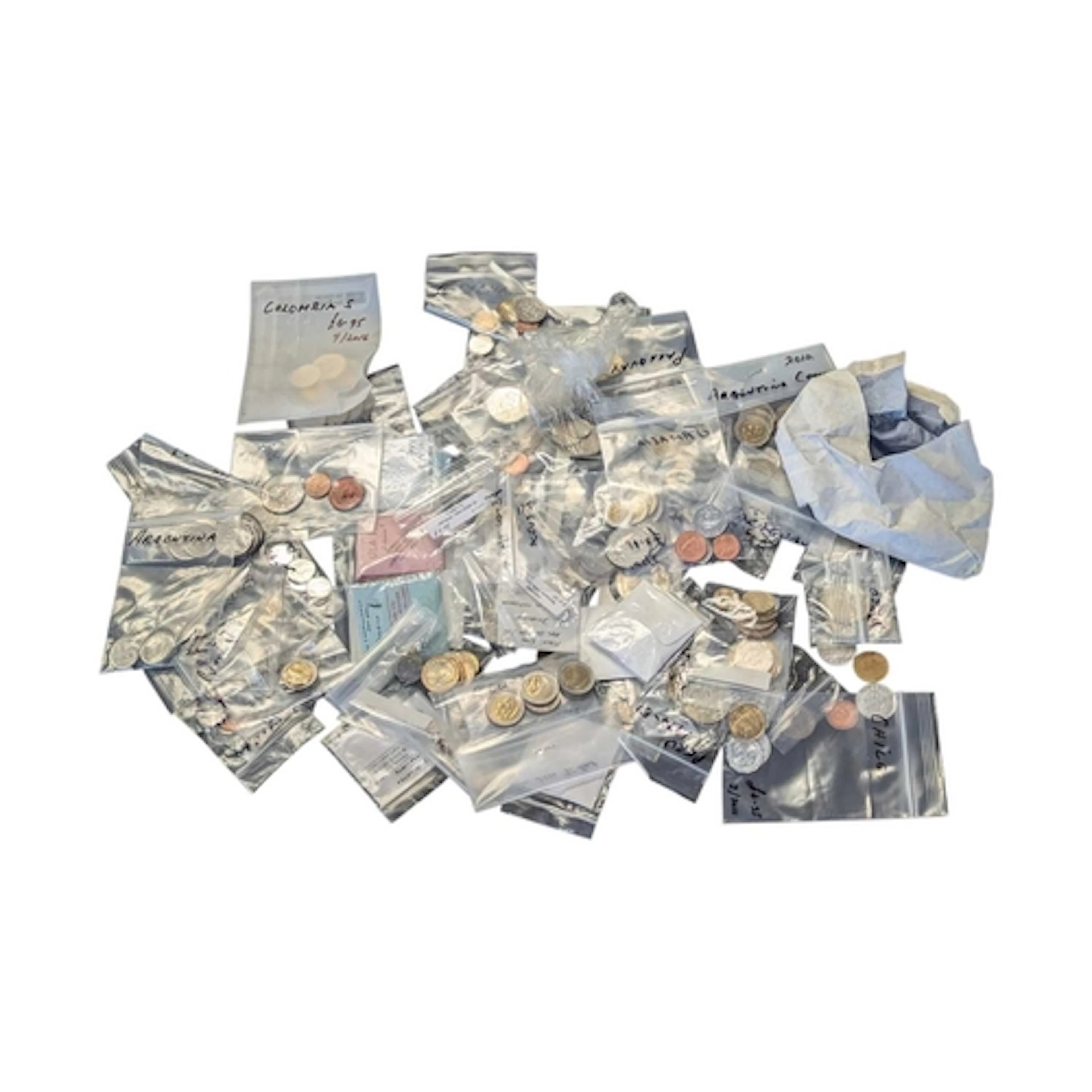 A collection of 20th century South and Central American coin...