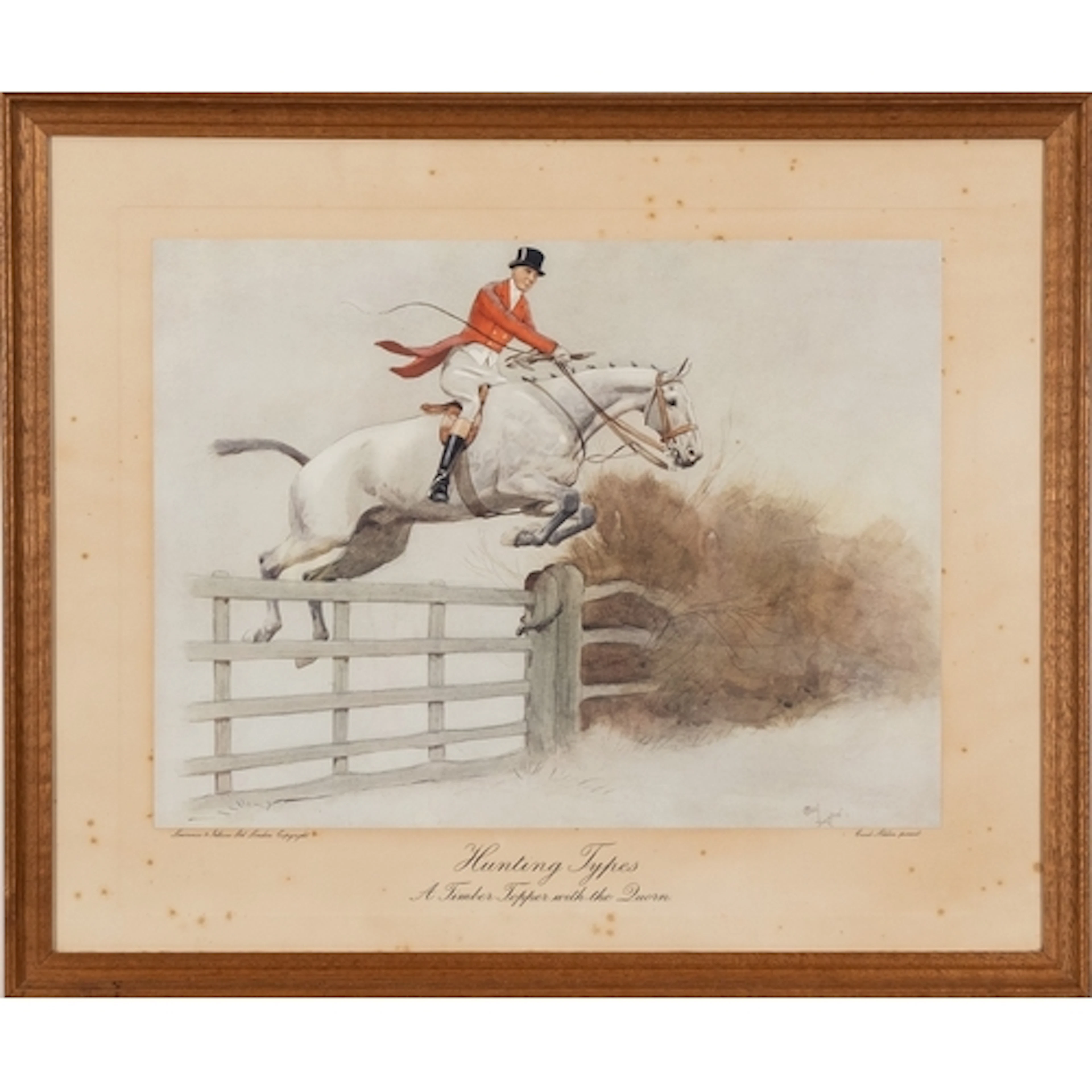 After Cecil Aldin (1870-1935) - Three prints from 'Hunting ...