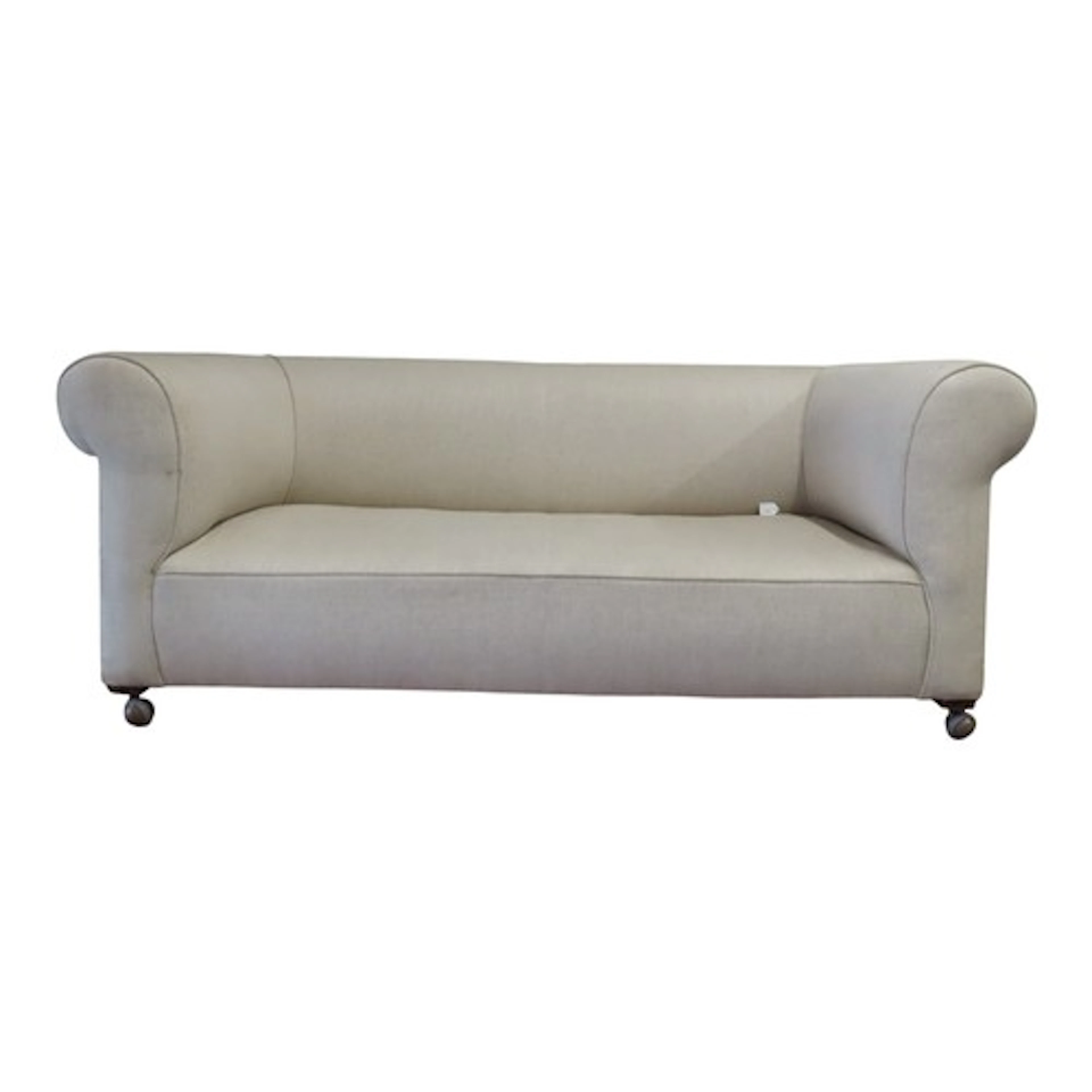 A good quality contemporary rolled arm/Chesterfield sofa wit...
