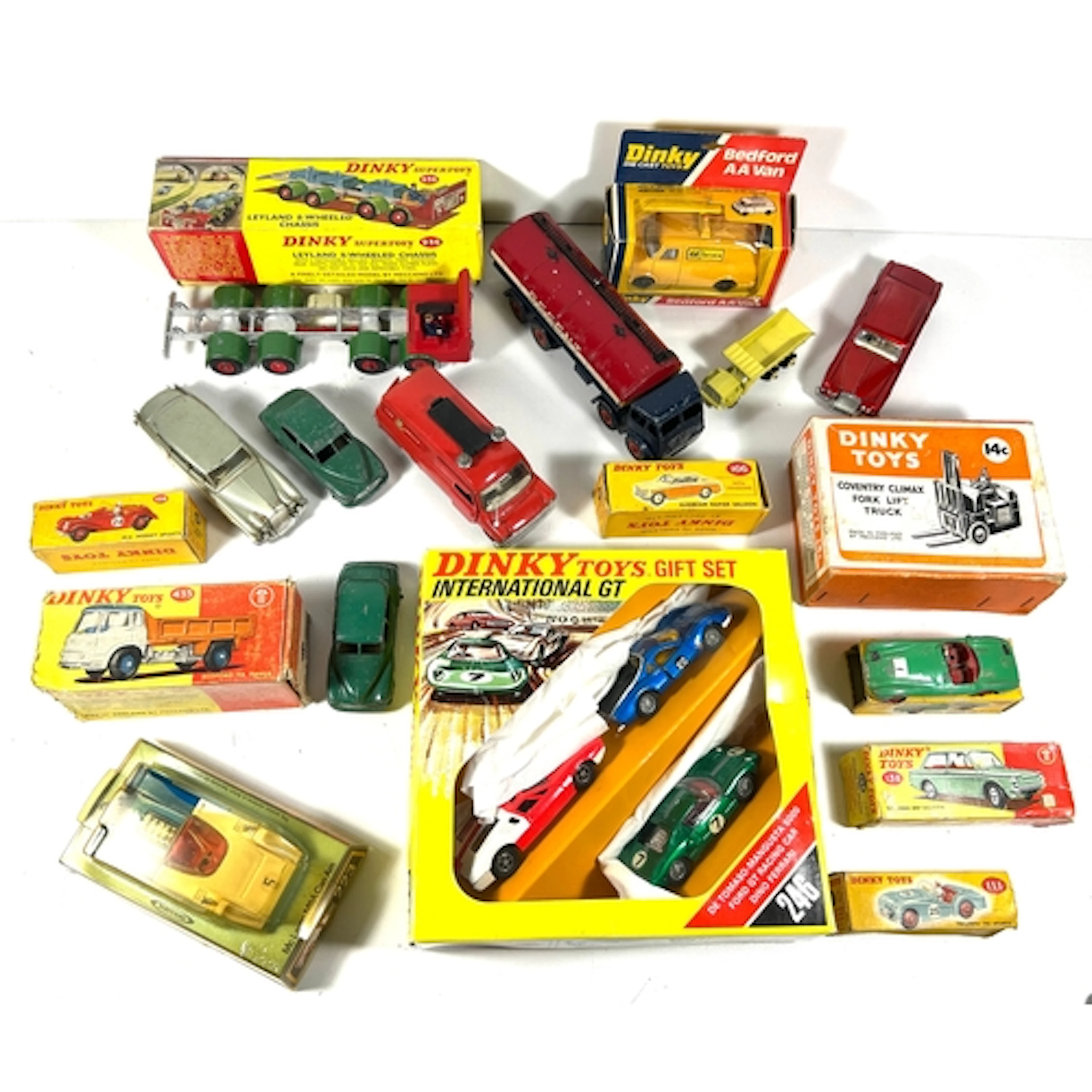 A quantity of Dinky Toys. An International GT Gift Set (246)...