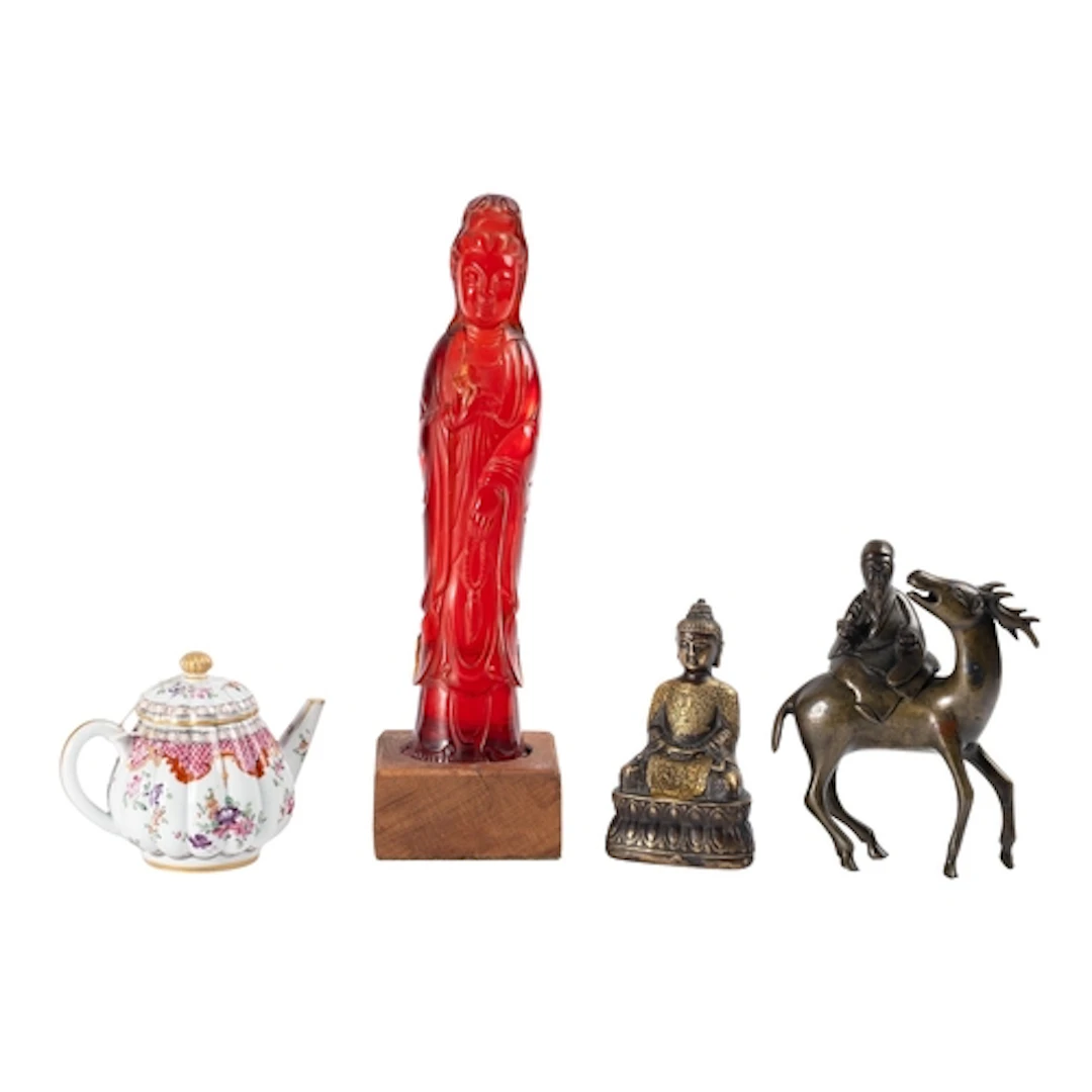 A group of Chinese works of art, Qing dynasty and later comp...