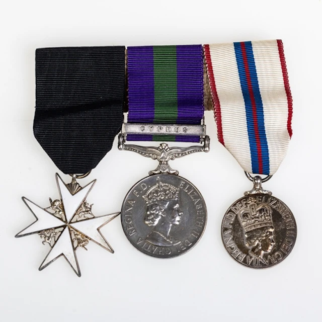 QEII ORDER OF ST JOHN MEDAL GROUP AWARDED TO CAPT. F. COULTH...