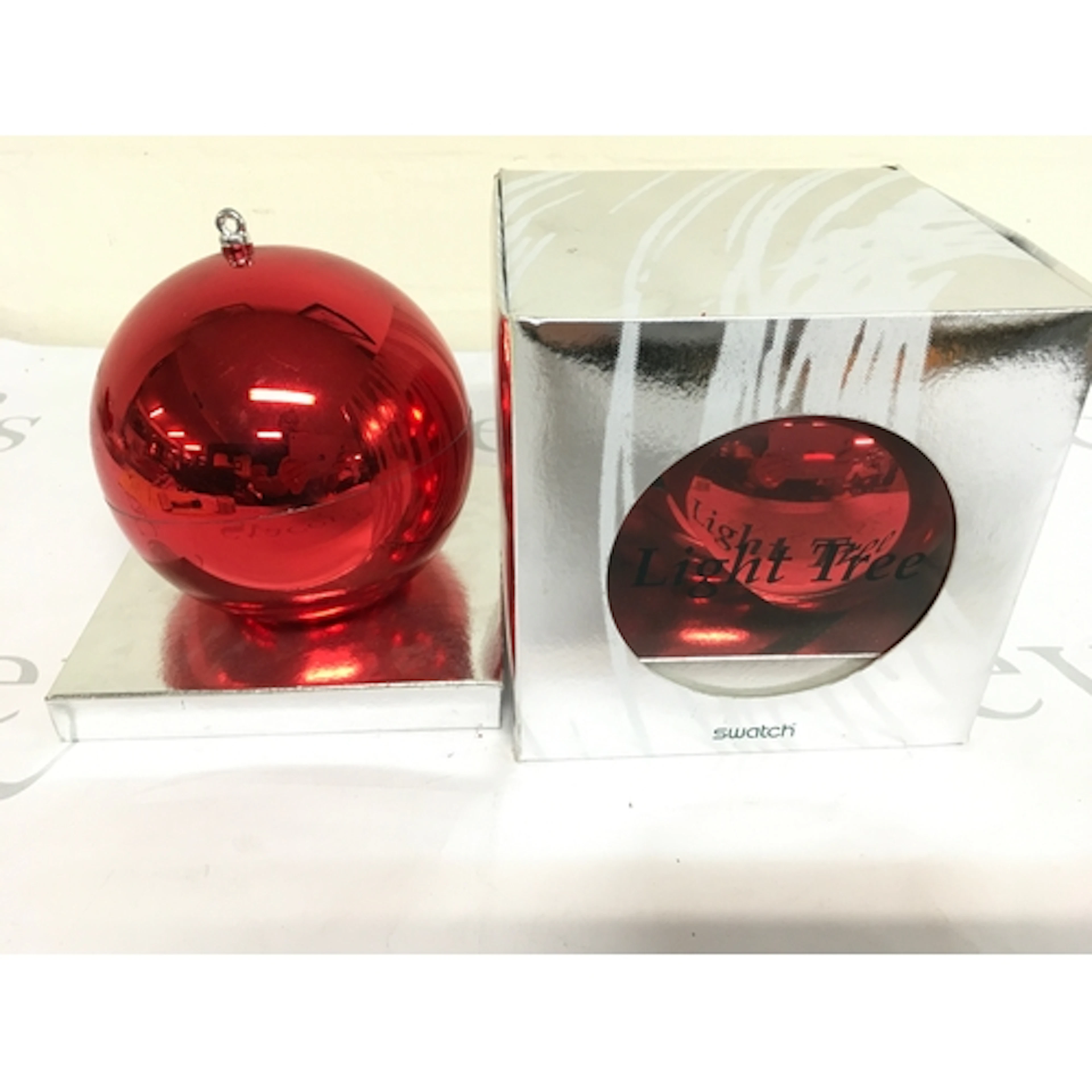 Two 1996 Swatch "Light Tree" Christmas Special (model G...