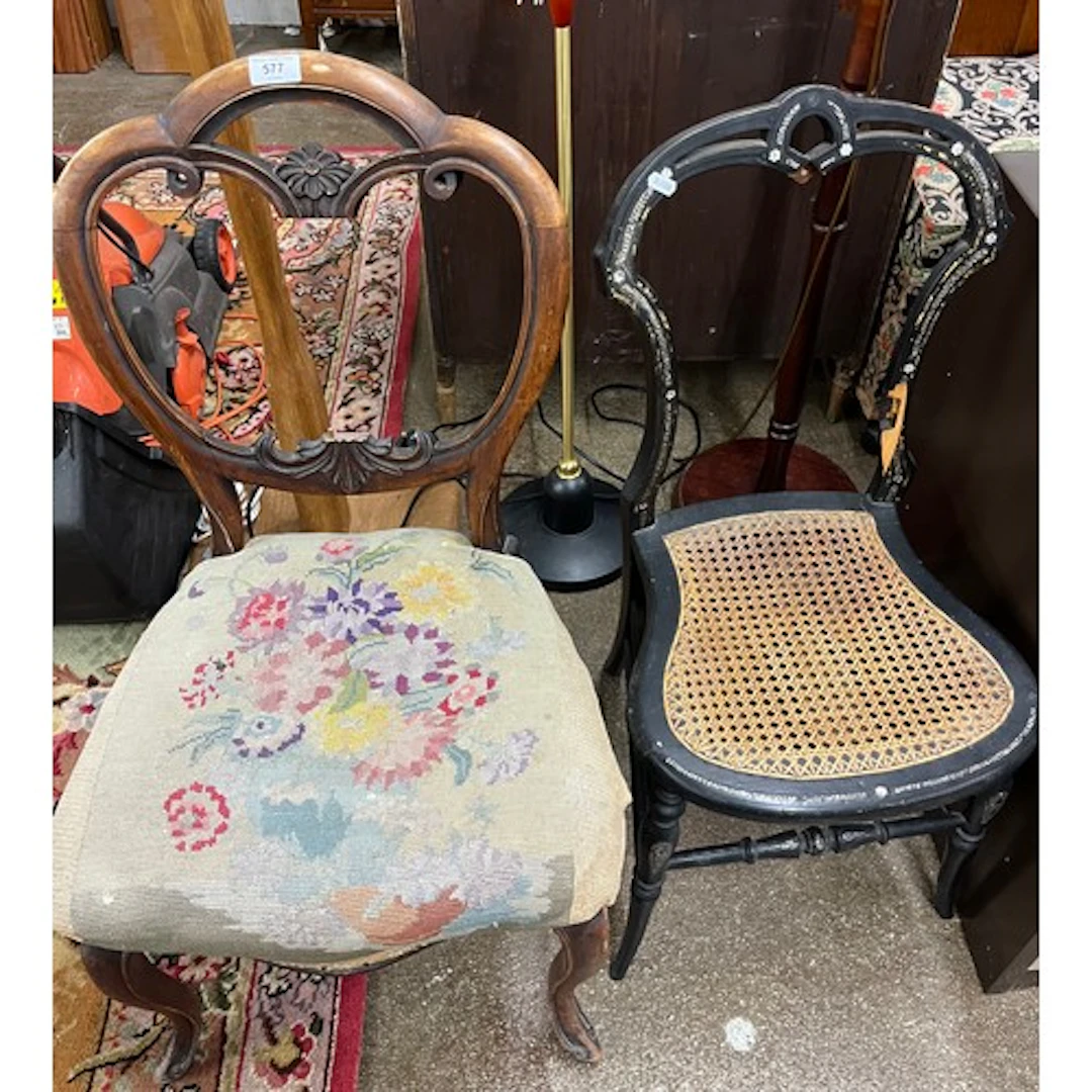 Two bedroom chairs.
