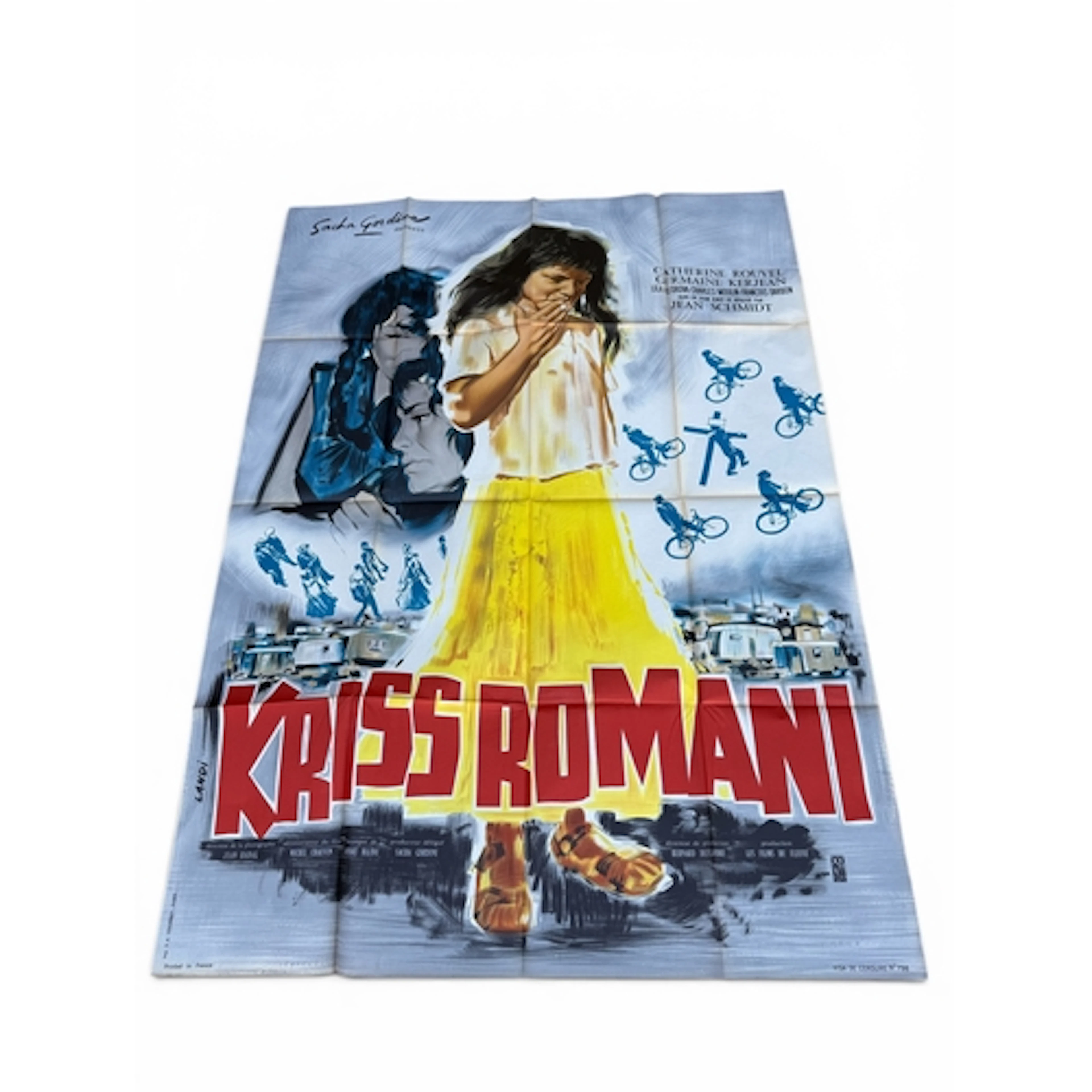 FIVE VINTAGE FRENCH MOVIE POSTERS