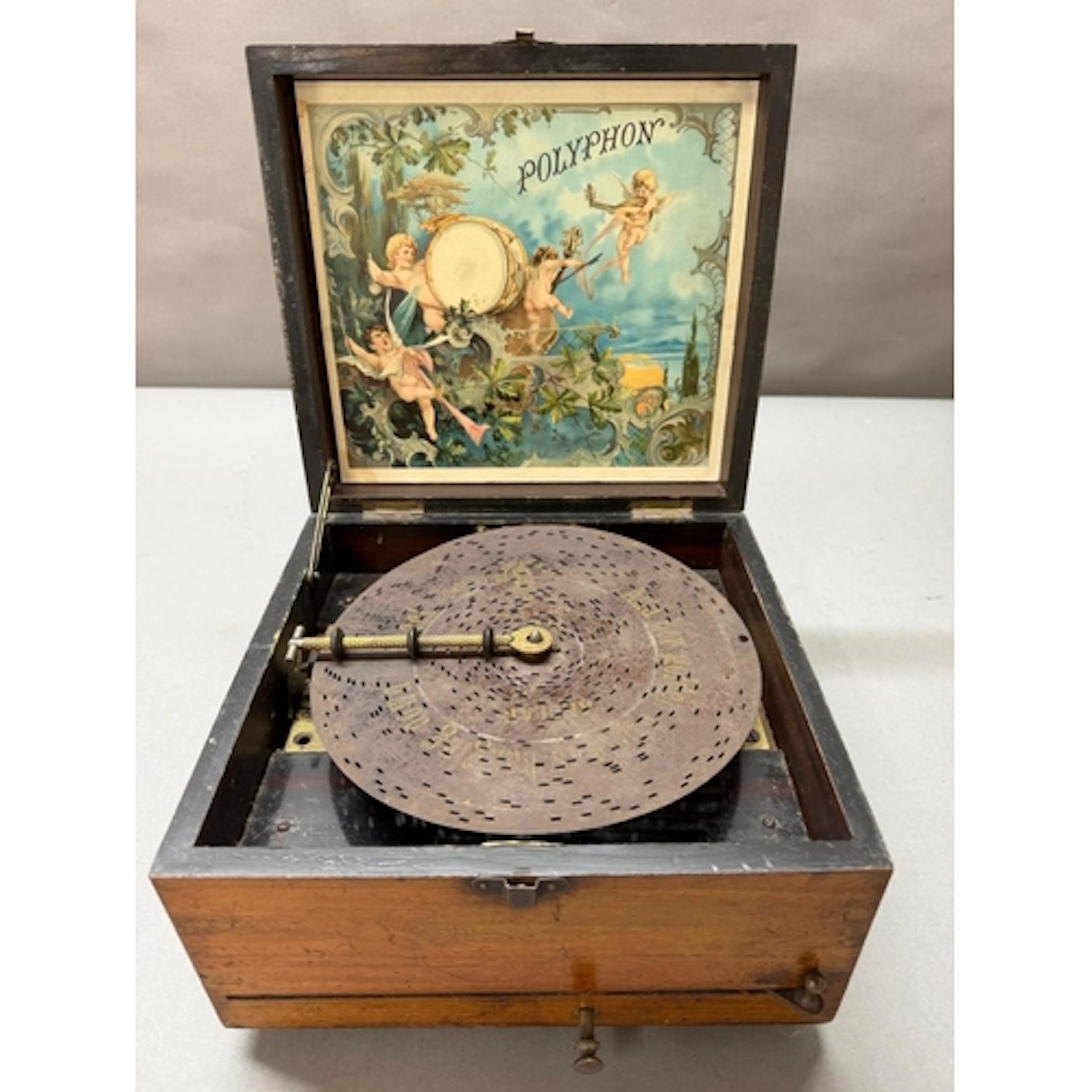 A polyphon musical box, late 19th Century.