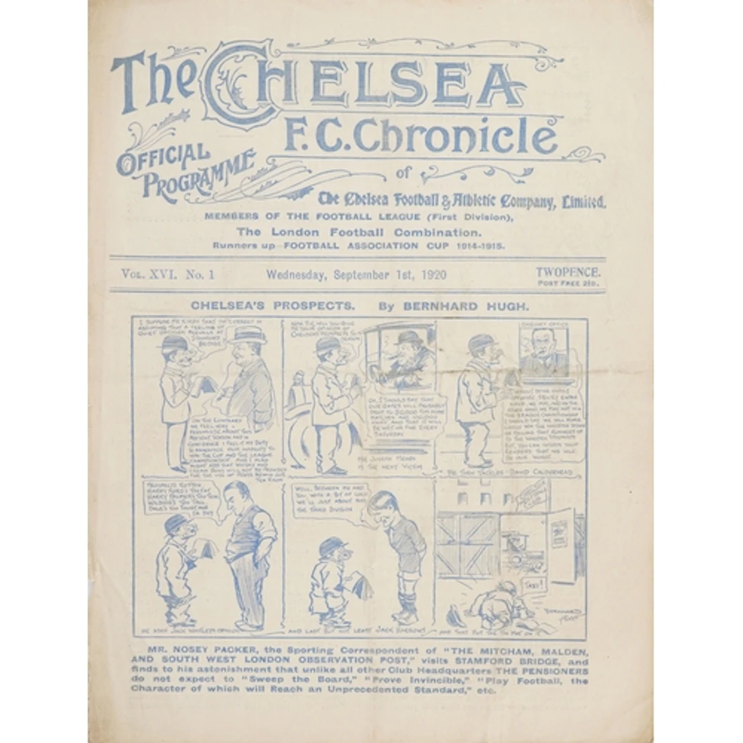 The Chelsea F.C. Chronicles official football programme - Ch...