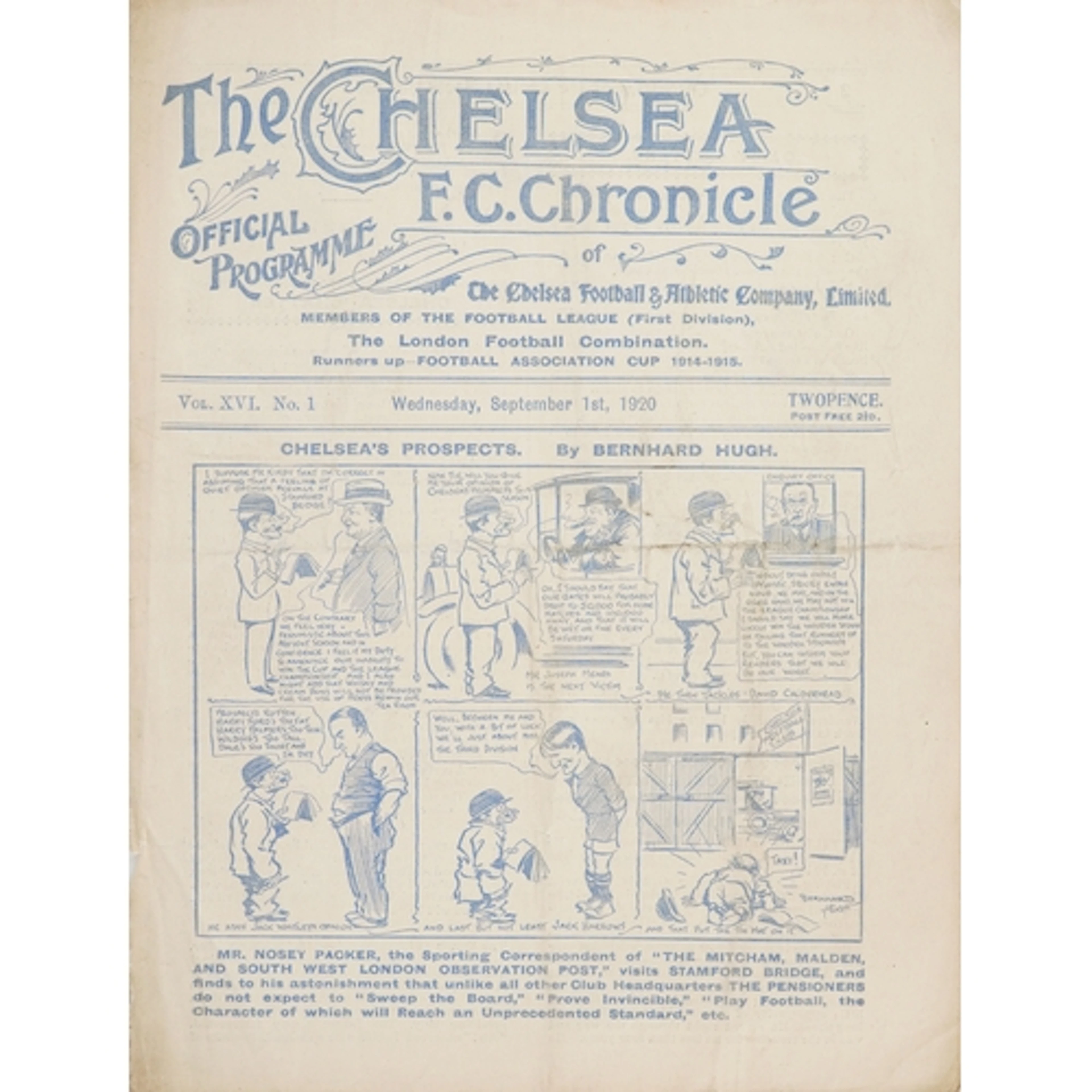 The Chelsea F.C. Chronicles official football programme - Ch...