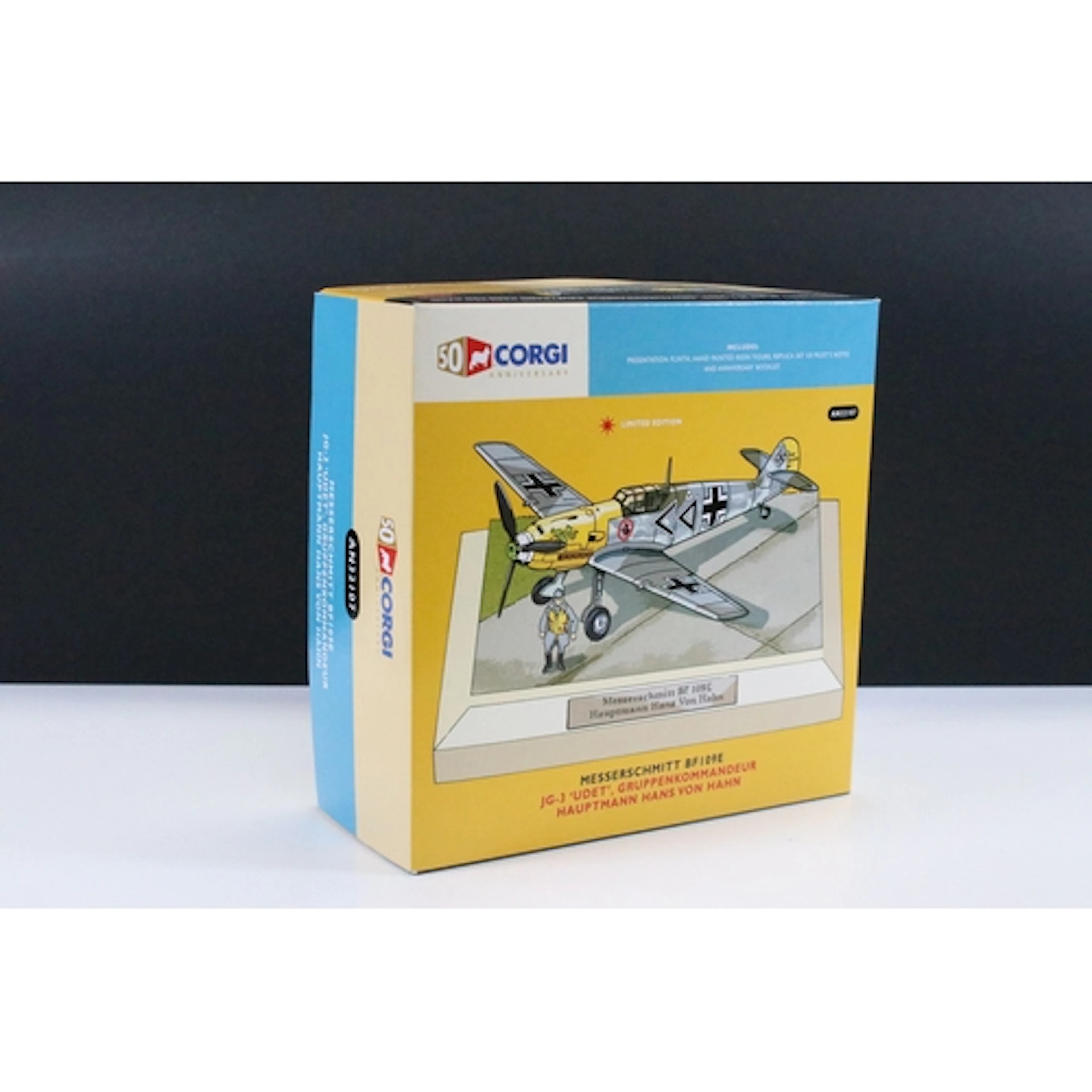 Boxed Corgi 50th Anniversary AN32107 Messerschmitt Bf109E JG...