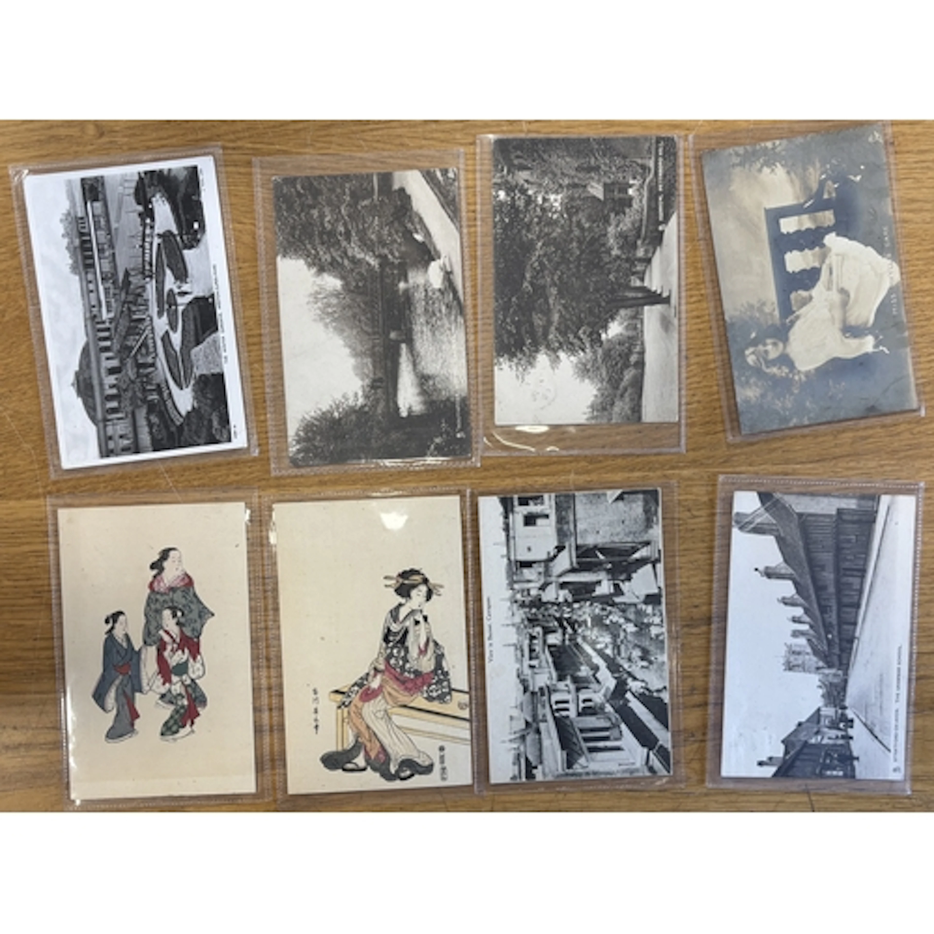 Misc. coln. of vintage loose cards, with artist drawn, ptd a...