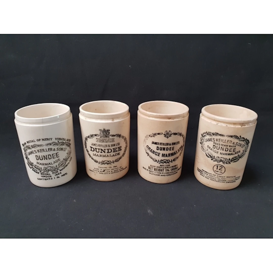 SELECTION OF FOUR JAMES KEILLER & SON LTD. DUNDEE ORANGE MAR...