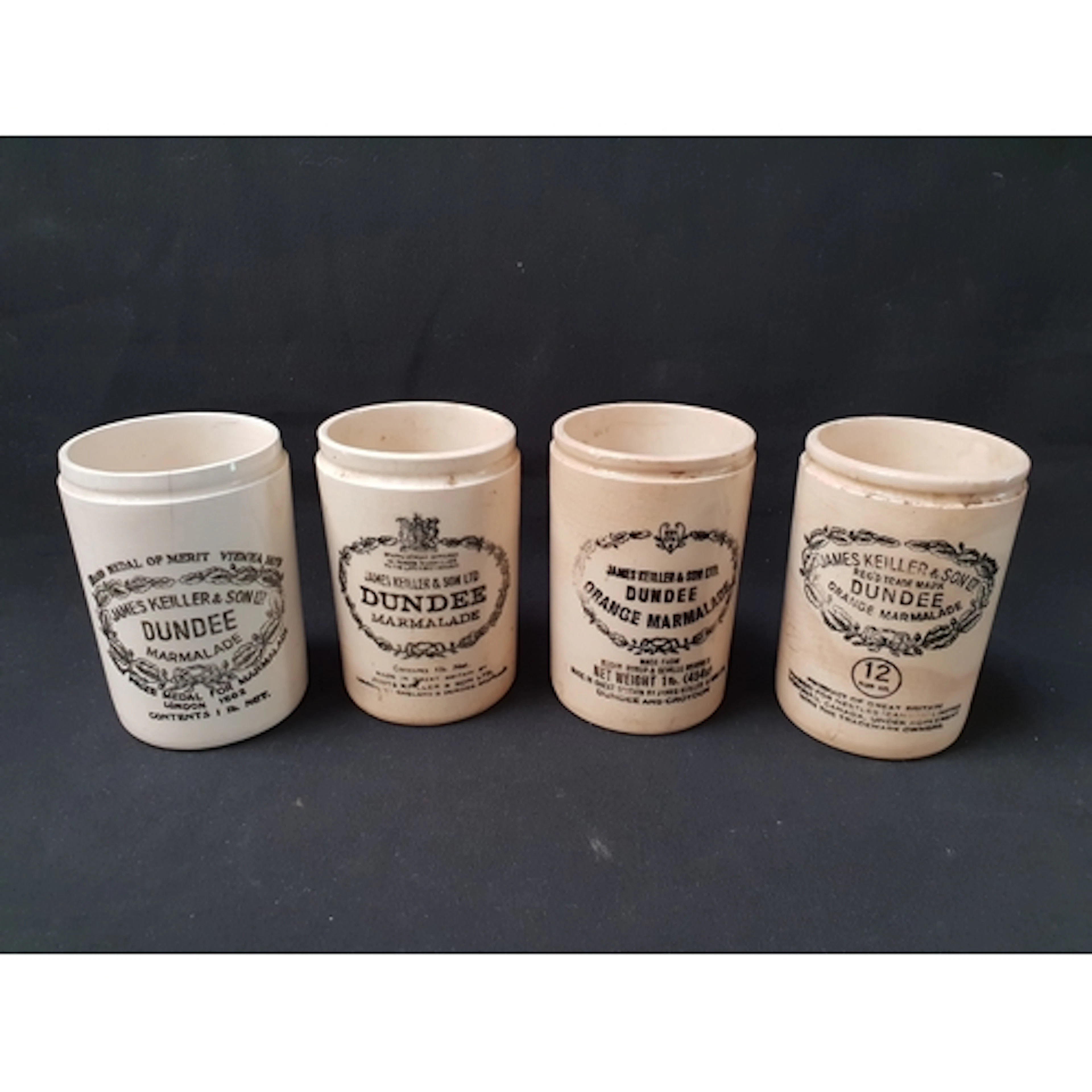 SELECTION OF FOUR JAMES KEILLER & SON LTD. DUNDEE ORANGE MAR...