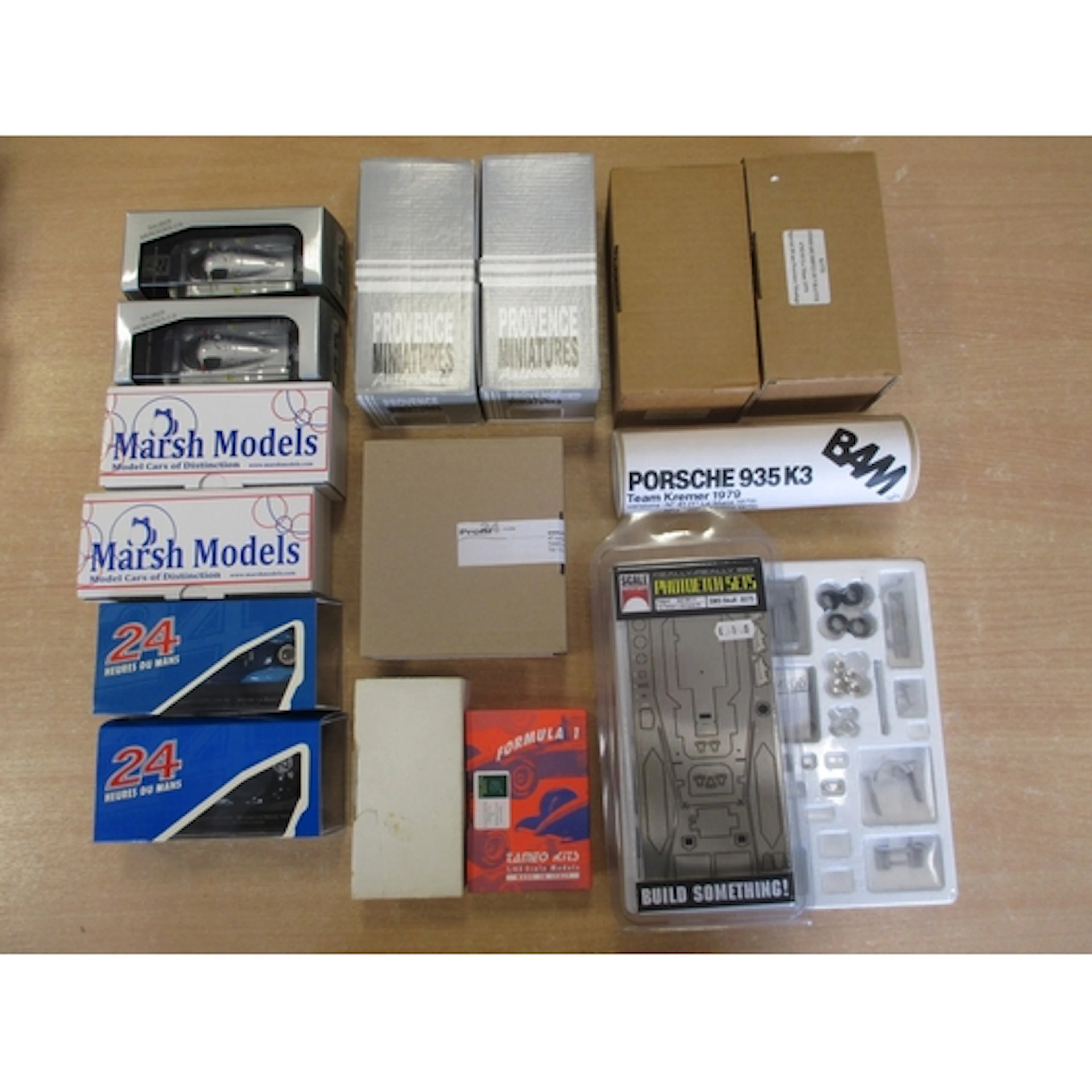 Collection of various model cars, generally 1/43 scale excel...