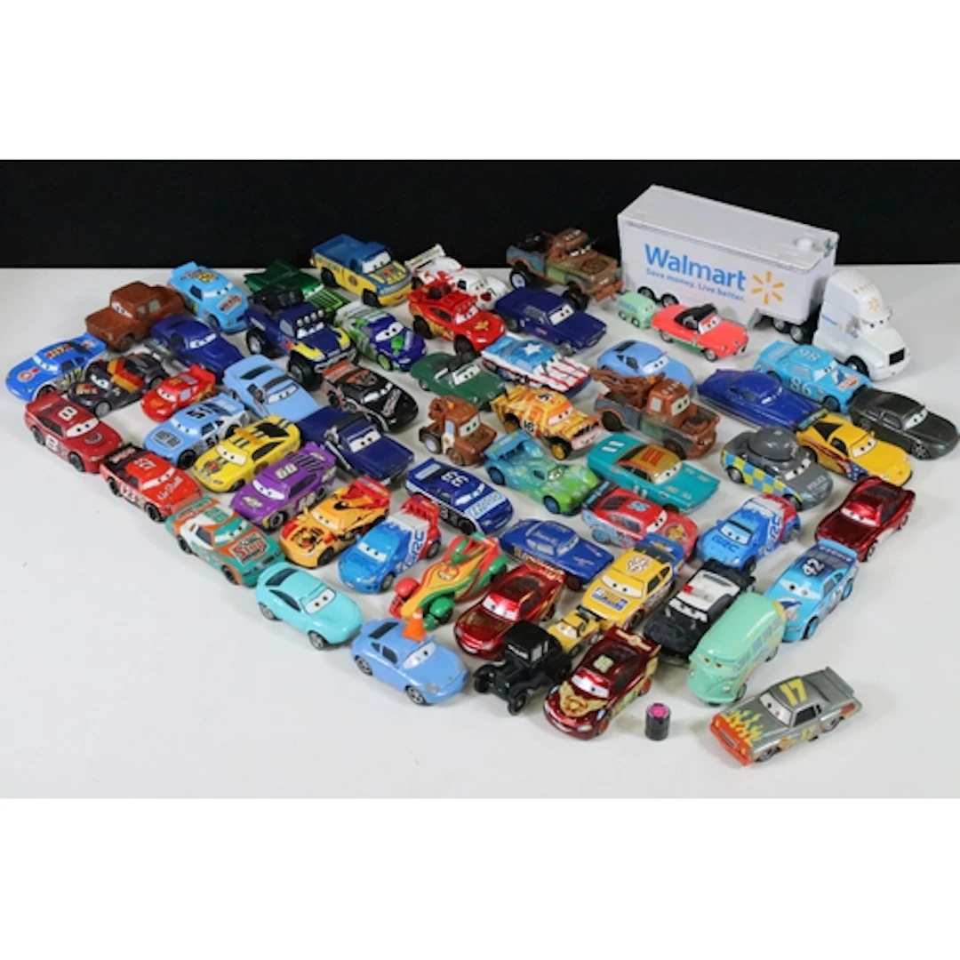Collection of 58 x Disney Pixar Cars models, mainly Mattel e...