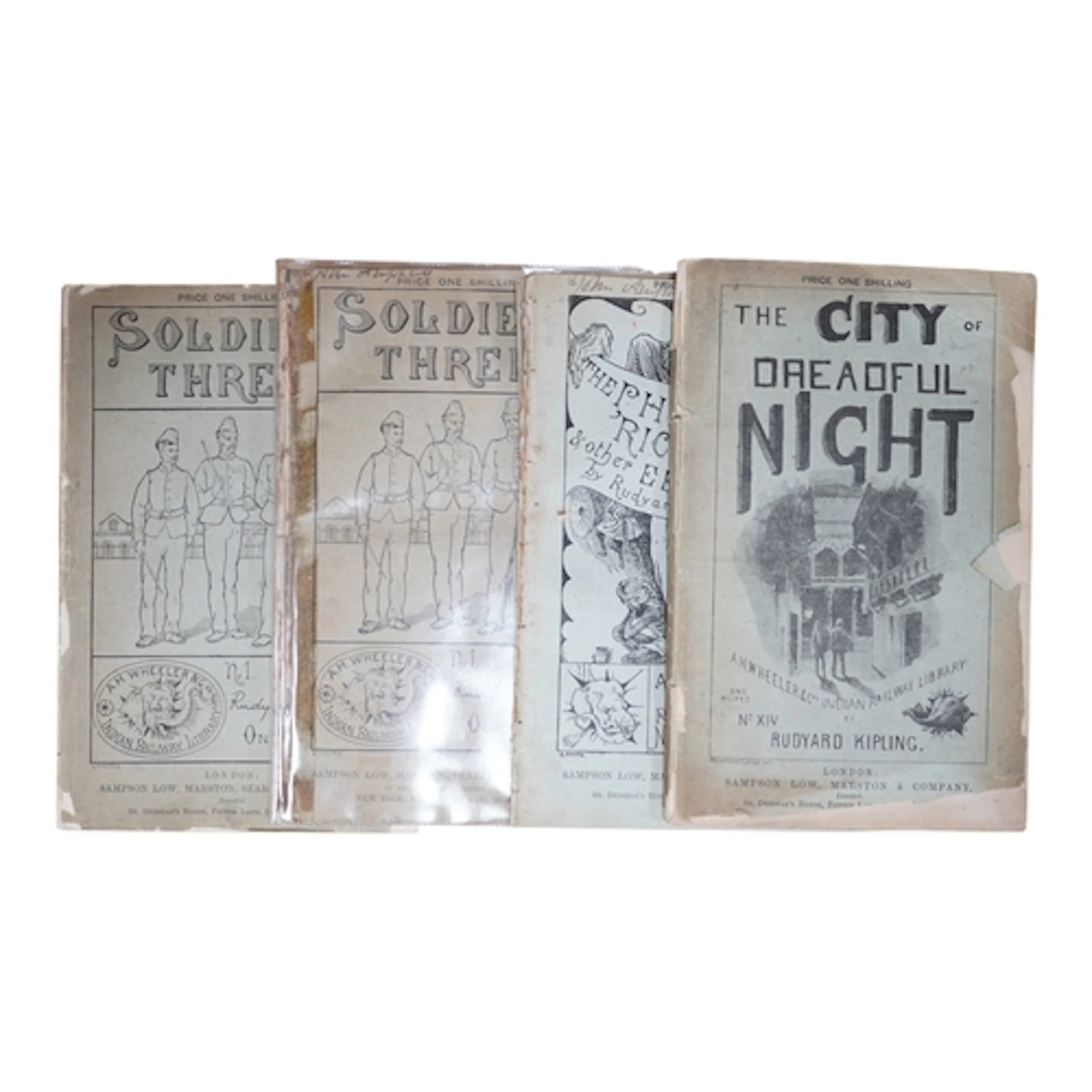 ° ° Kipling, Rudyard - Wheeler's Indian Railway Library, 4 t...