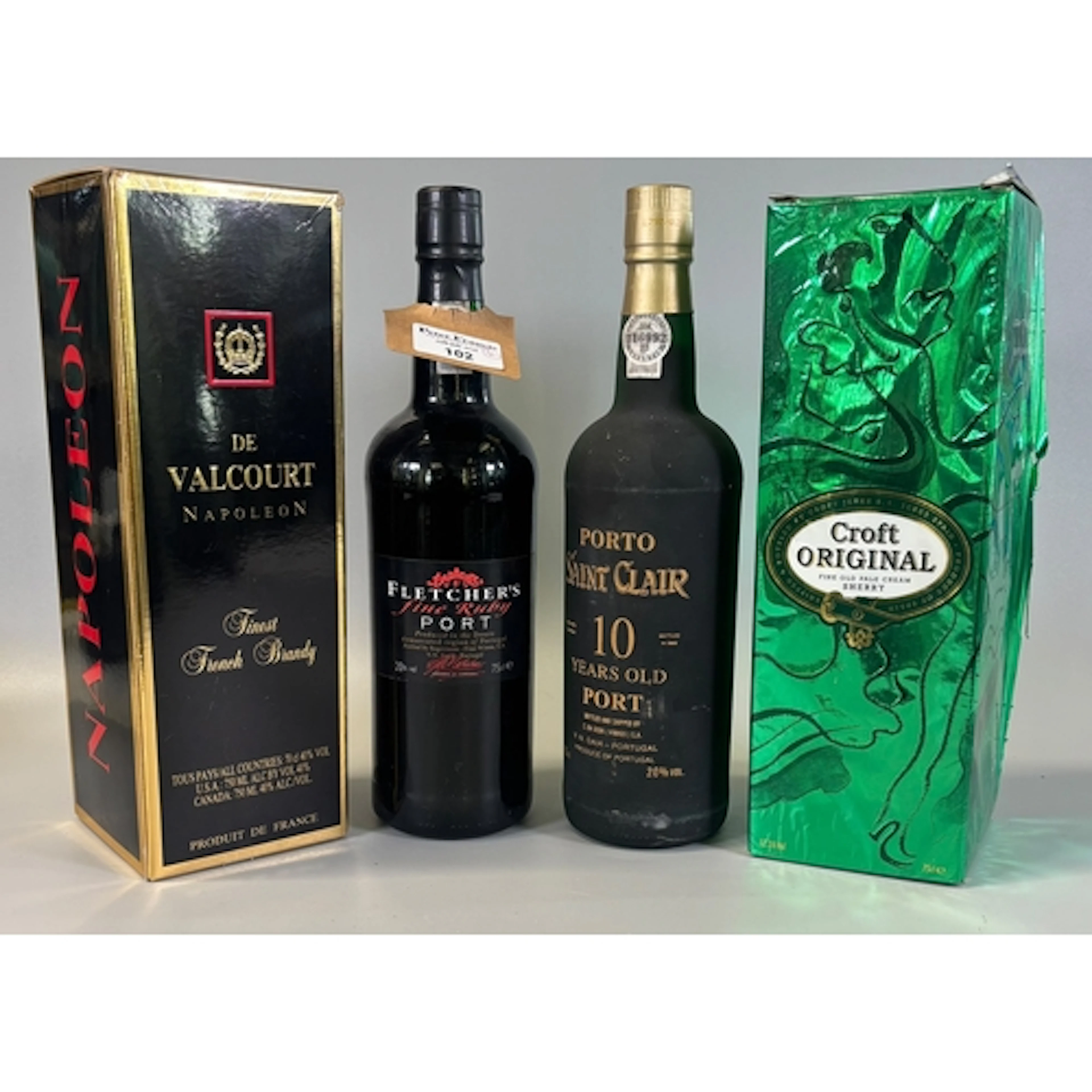 Two bottles of Port to include, Fletcher's Fine Ruby Port an...