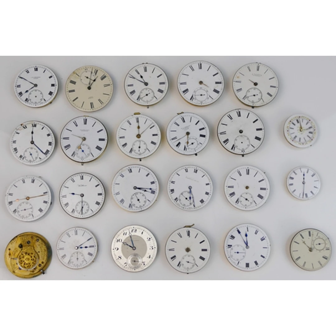 Twenty four pocket watch movements