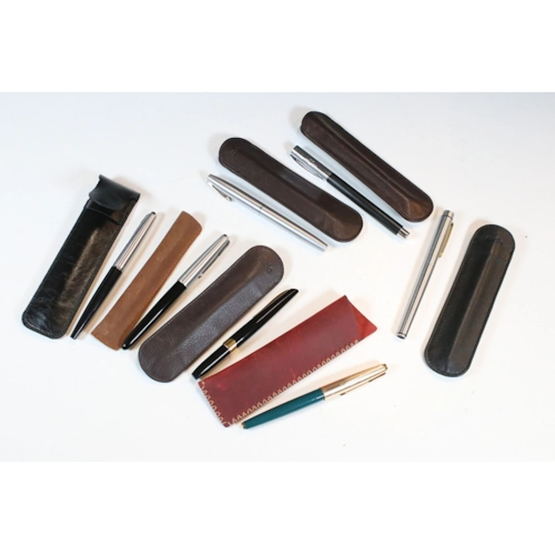 Collection of pens to include Sheaffer, Parker and Faber Cas...