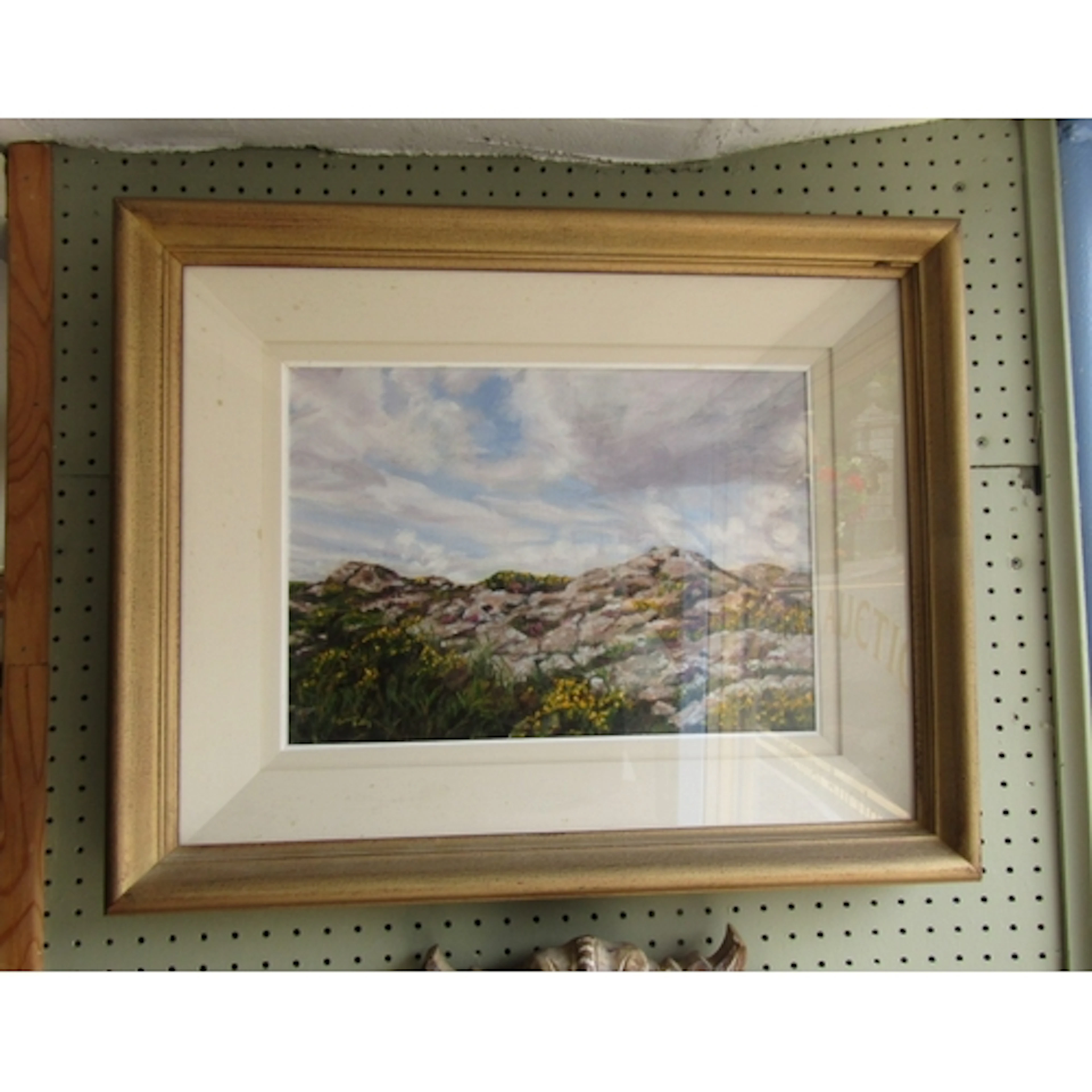 Carmel Kelly The Burren Oil on Board Approximately 14 Inches...