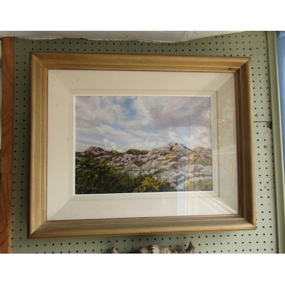 Carmel Kelly The Burren Oil on Board Approximately 14 Inches...