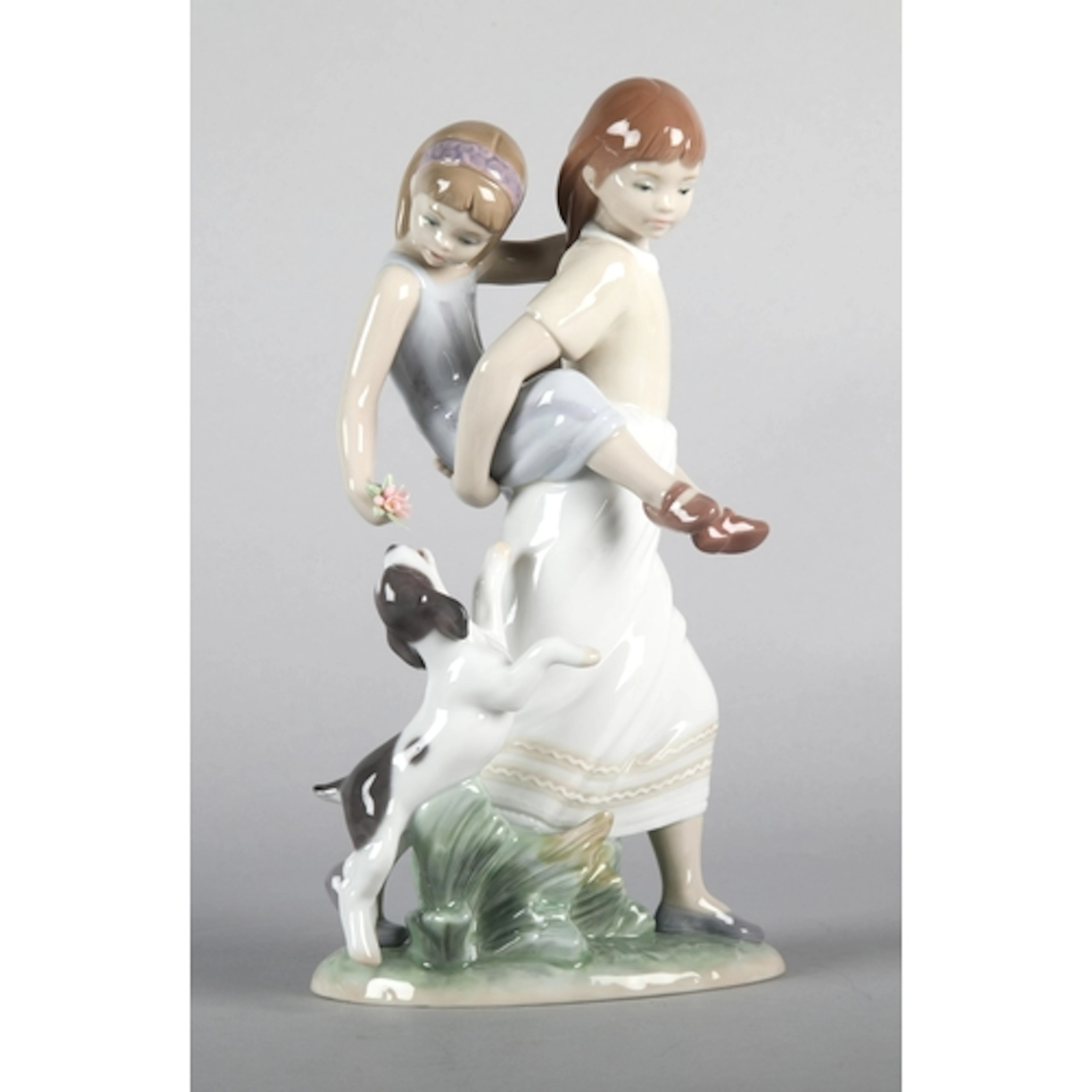 Lladro figure 'Oh Happy Days', with box, 22cm H.