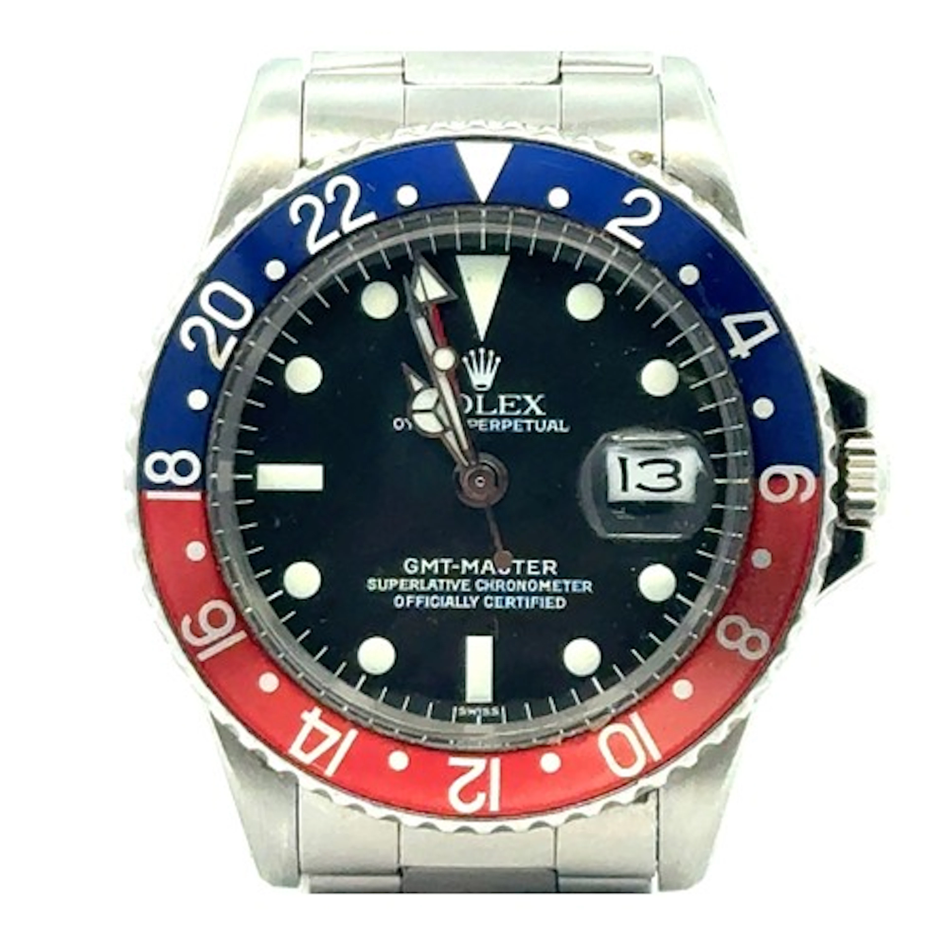 ROLEX; a 1960s Oyster Perpetual GMT-Master gentleman's stain...