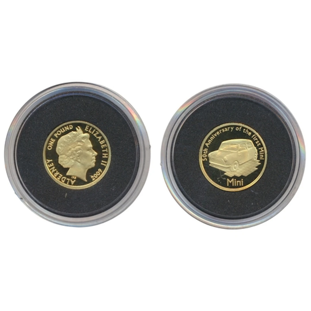 Investment Gold Lot - Documents Required. 2009 Alderney 50th...