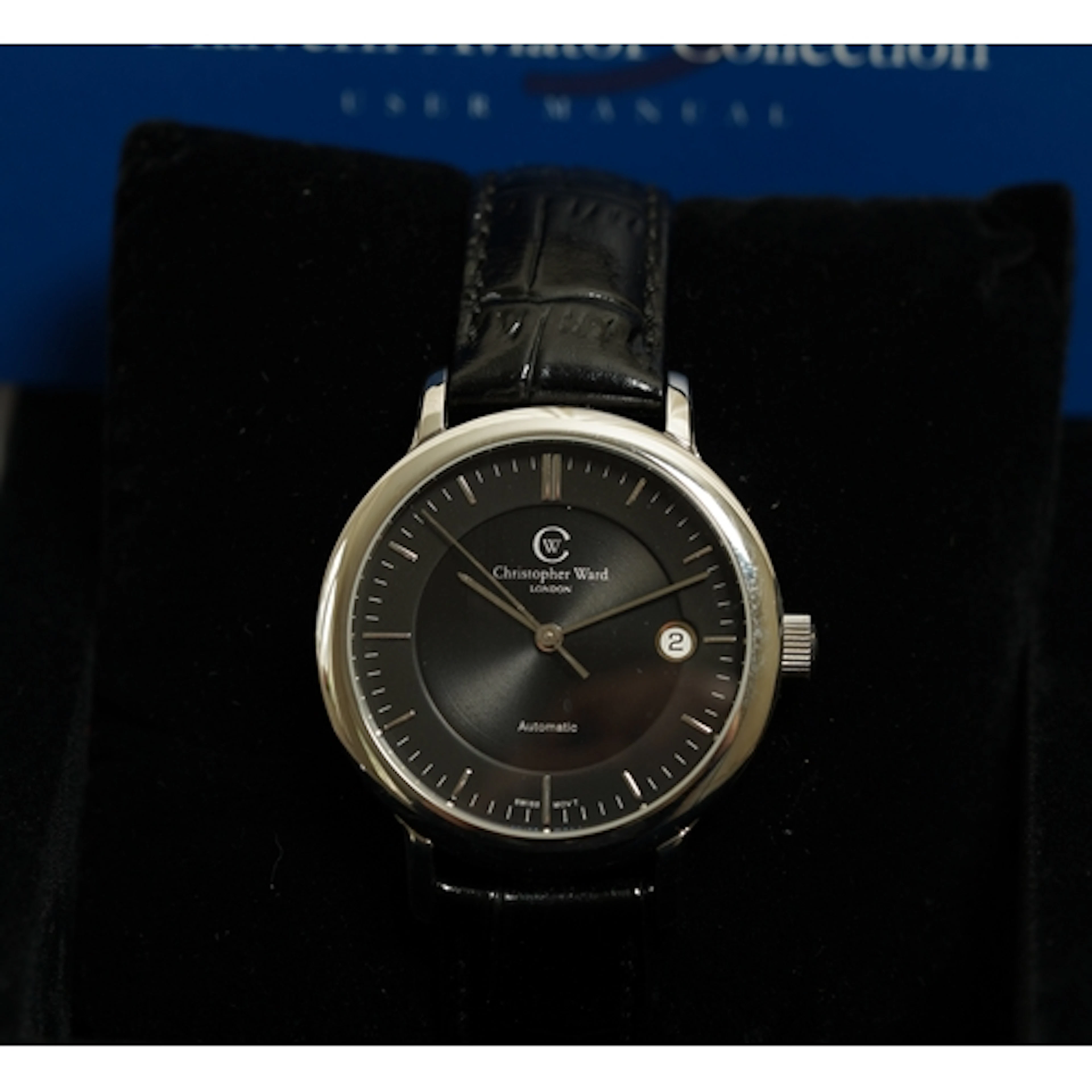 Christopher Ward C5 Malvern Automatic in steel. Reference C5...