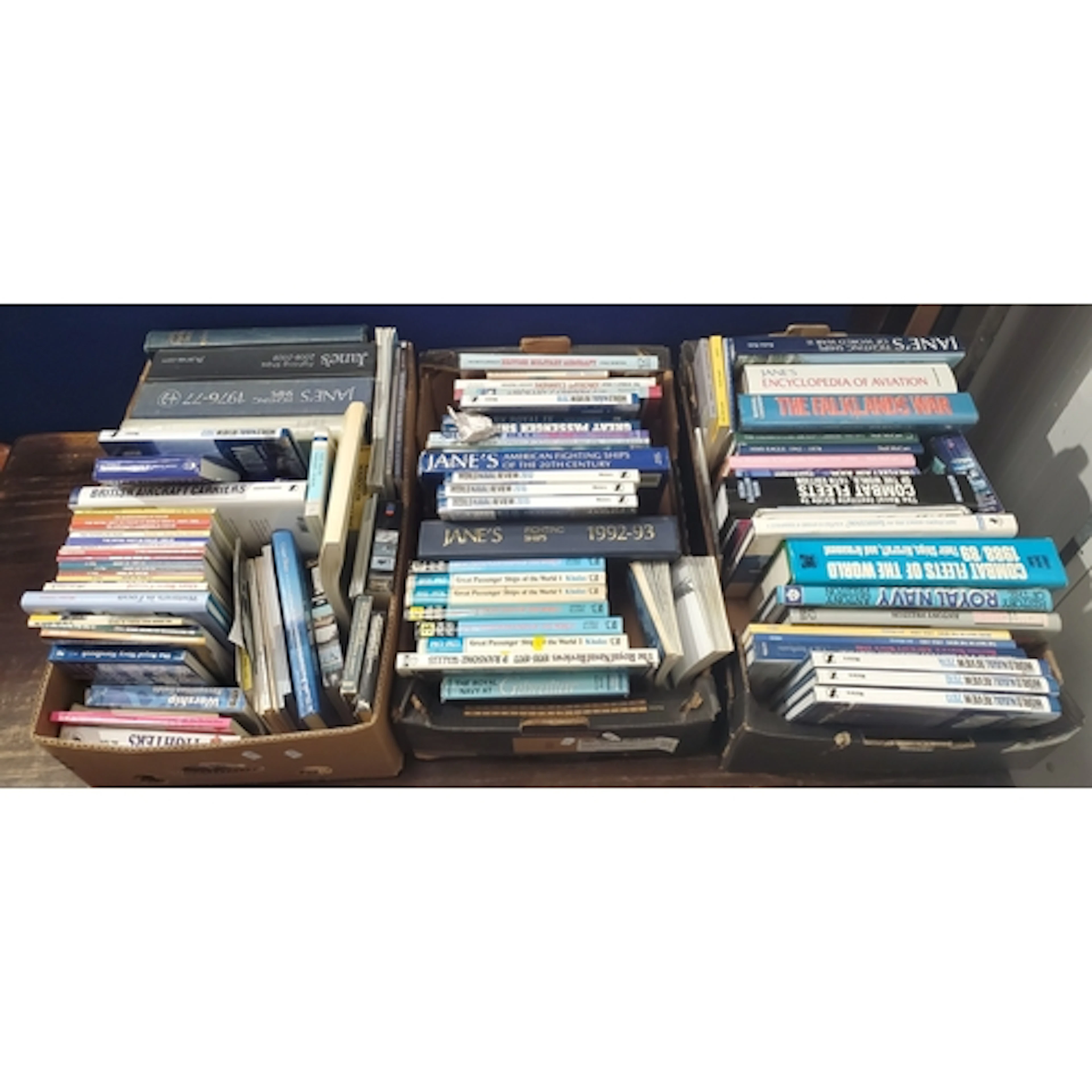 Three boxes of Maritime Books (SR1)