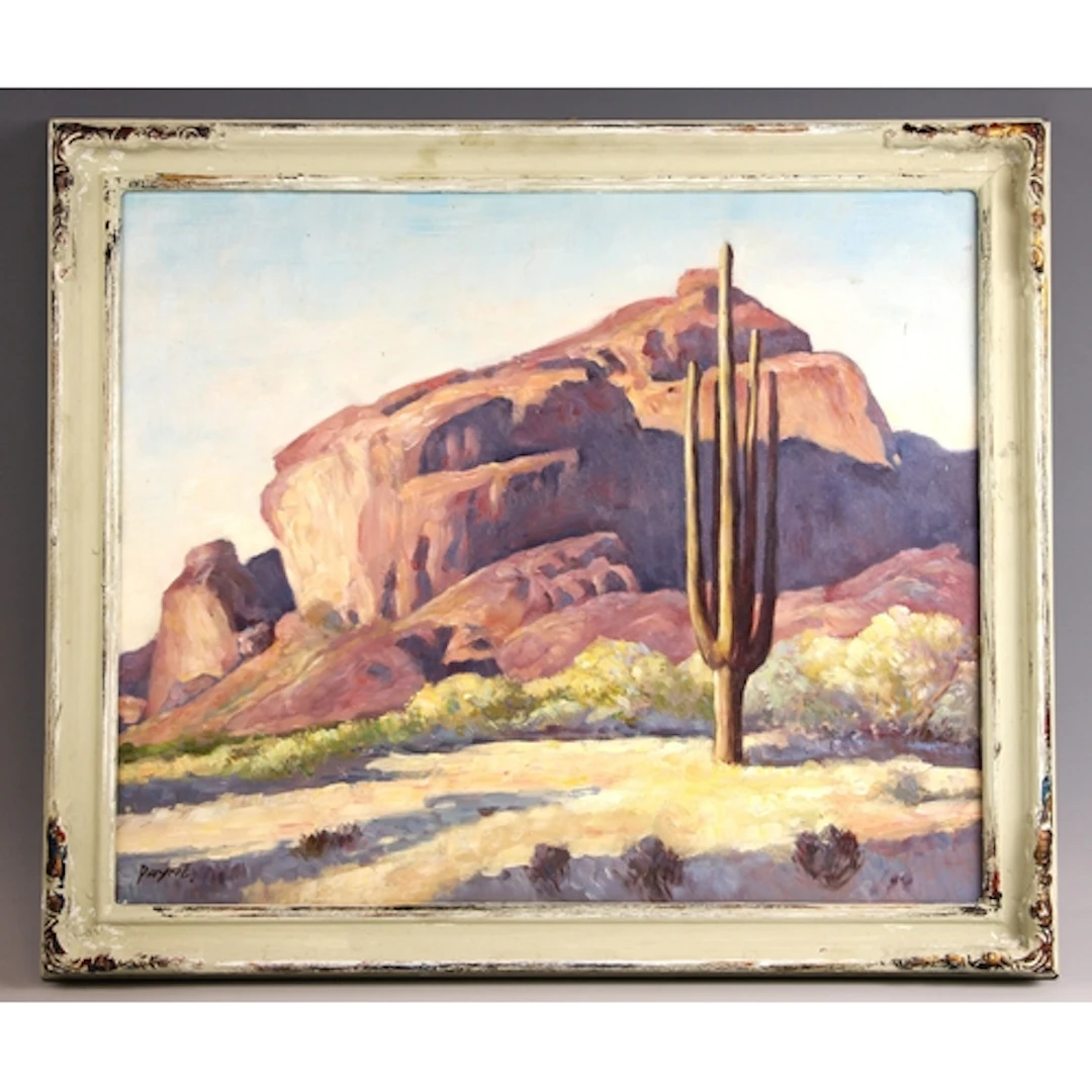 Manner of Edgar Payne (American, 1883-1947), A mountainous...